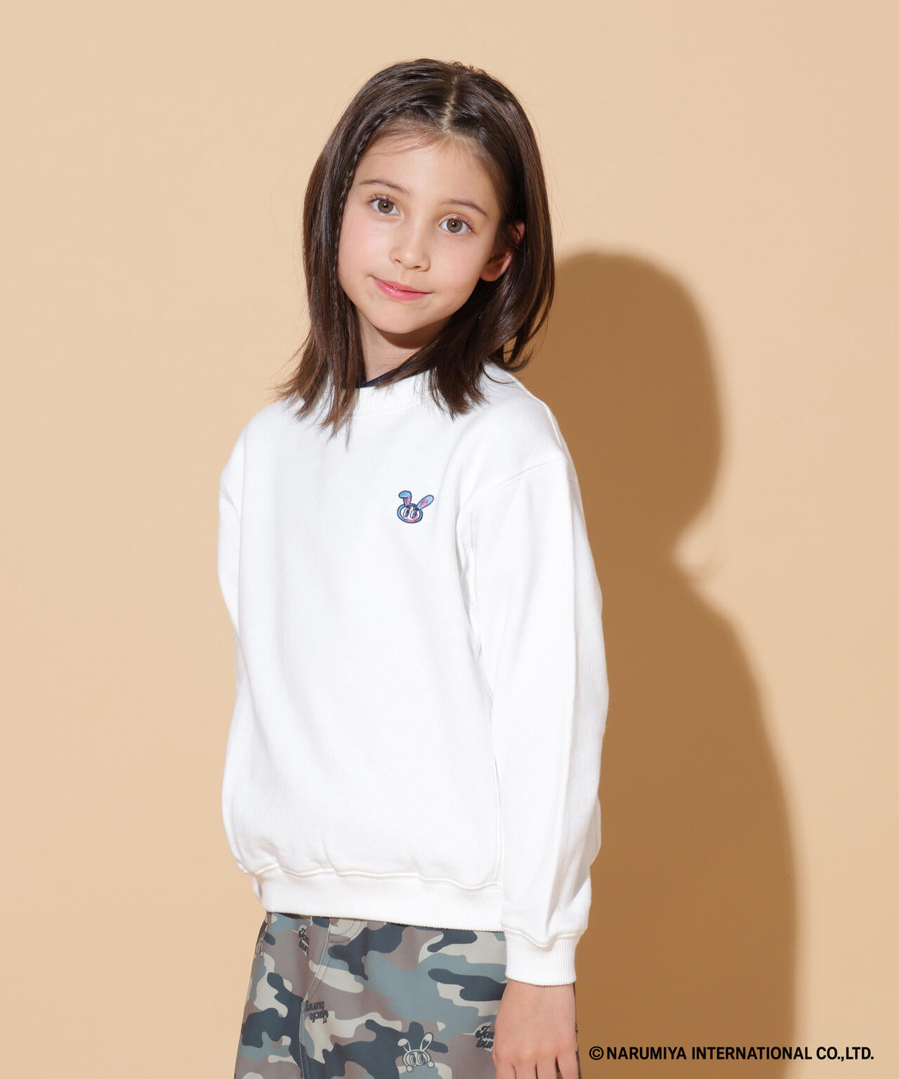 【一部店舗&公式オンライン限定】エンジェルブルーコラボ裏毛スウェットクルーネックプルオーバー (ジュニア)