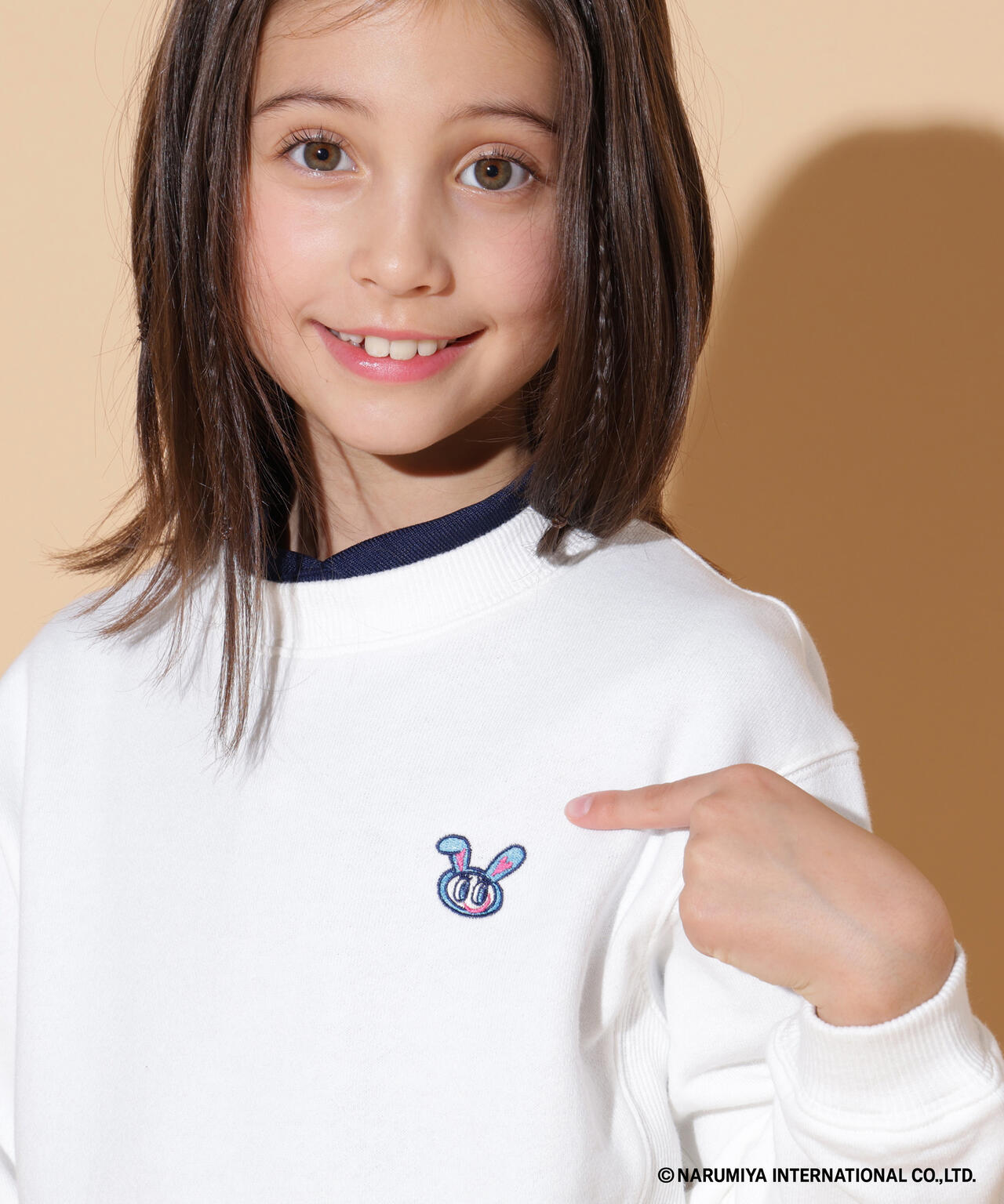 【一部店舗&公式オンライン限定】エンジェルブルーコラボ裏毛スウェットクルーネックプルオーバー (ジュニア)