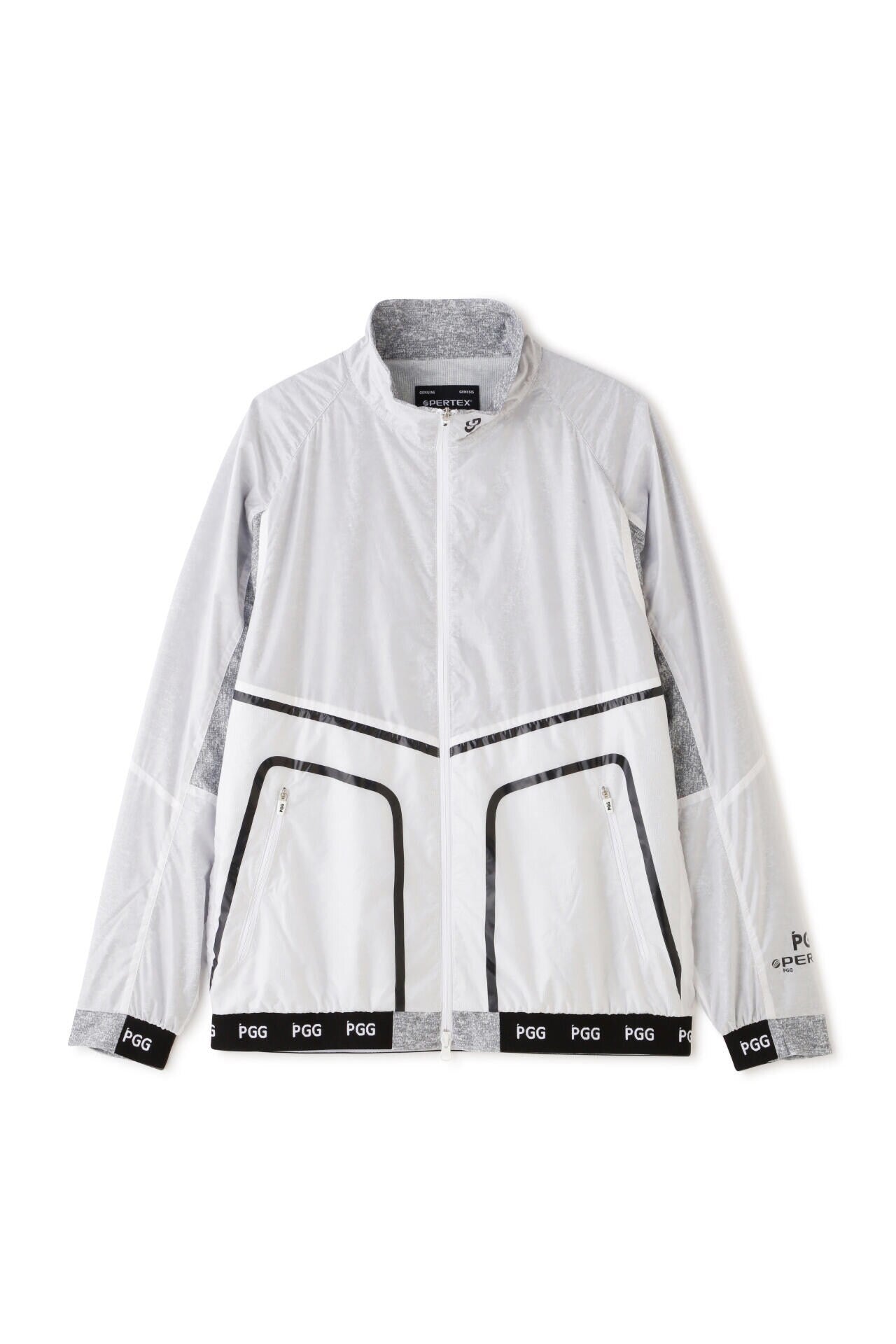 【PGG】PERTEX DIAMOND FUSE スタンドブルゾン <杢グレー> (MENS)