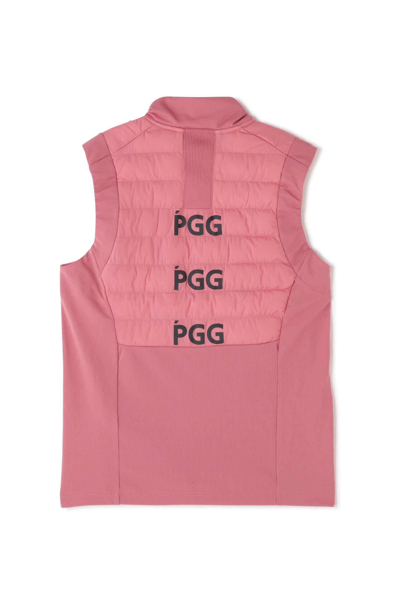 【PGG】アモッサ×ナイロンメカニカルストレッチタフタ スタンドジップベスト (MENS)