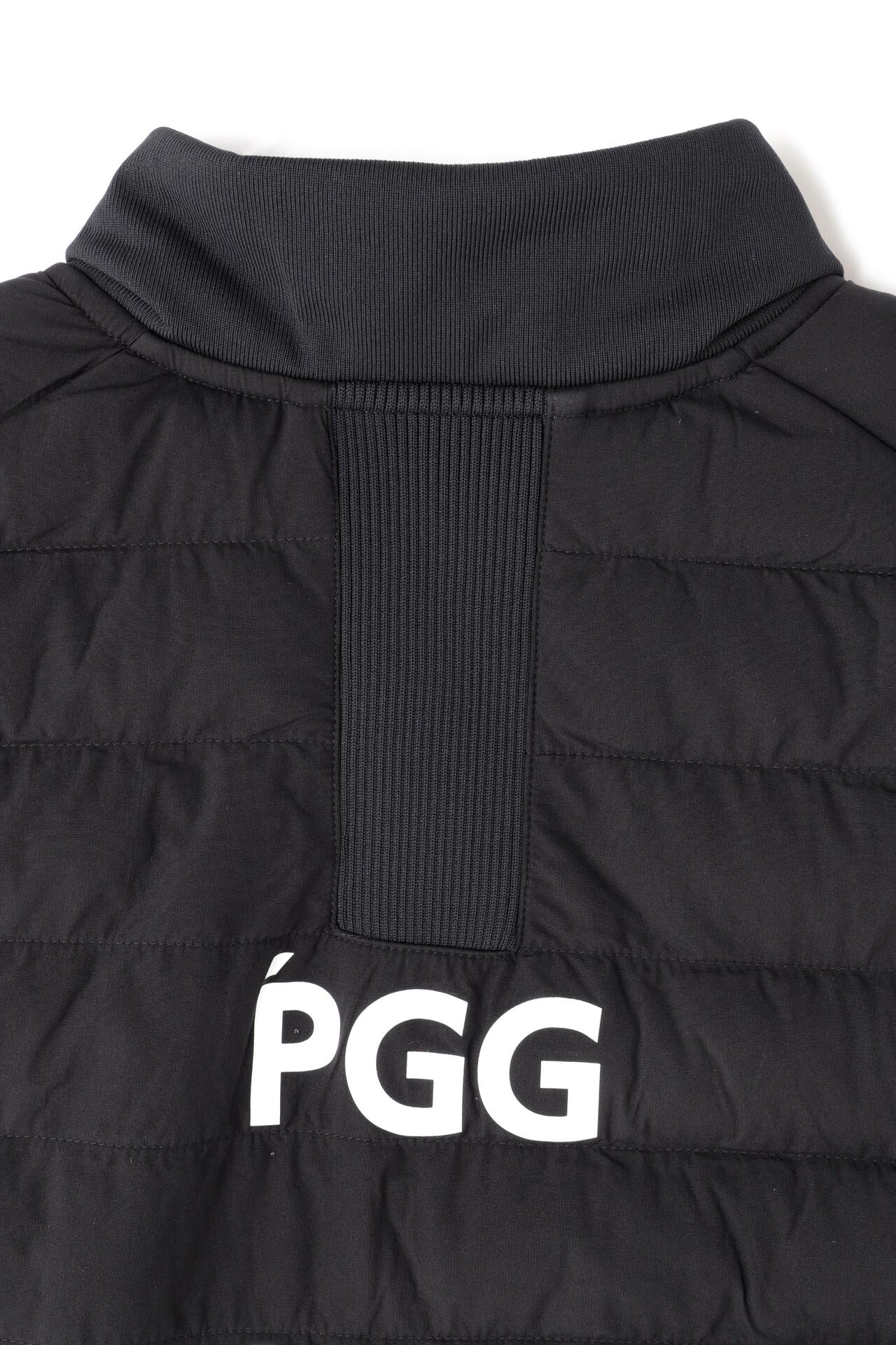 【PGG】アモッサ×ナイロンメカニカルストレッチタフタ スタンドジップベスト (MENS)