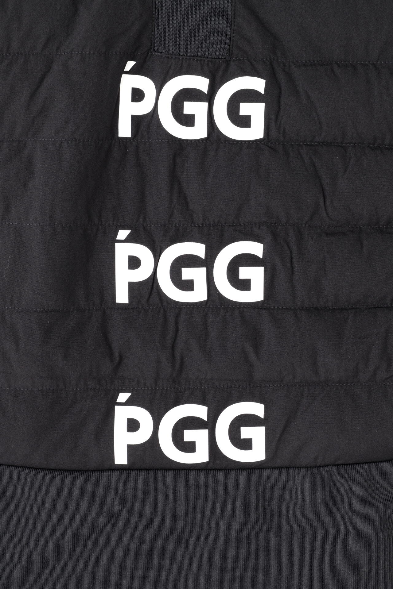 【PGG】アモッサ×ナイロンメカニカルストレッチタフタ スタンドジップベスト (MENS)