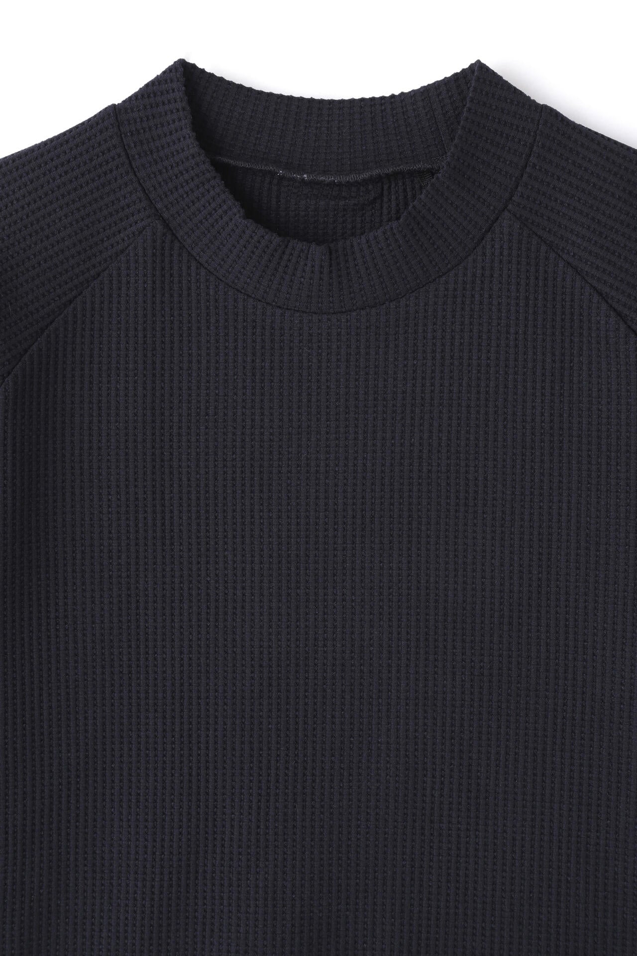 【PGG】ワッフル長袖モックネックカットソー (MENS)