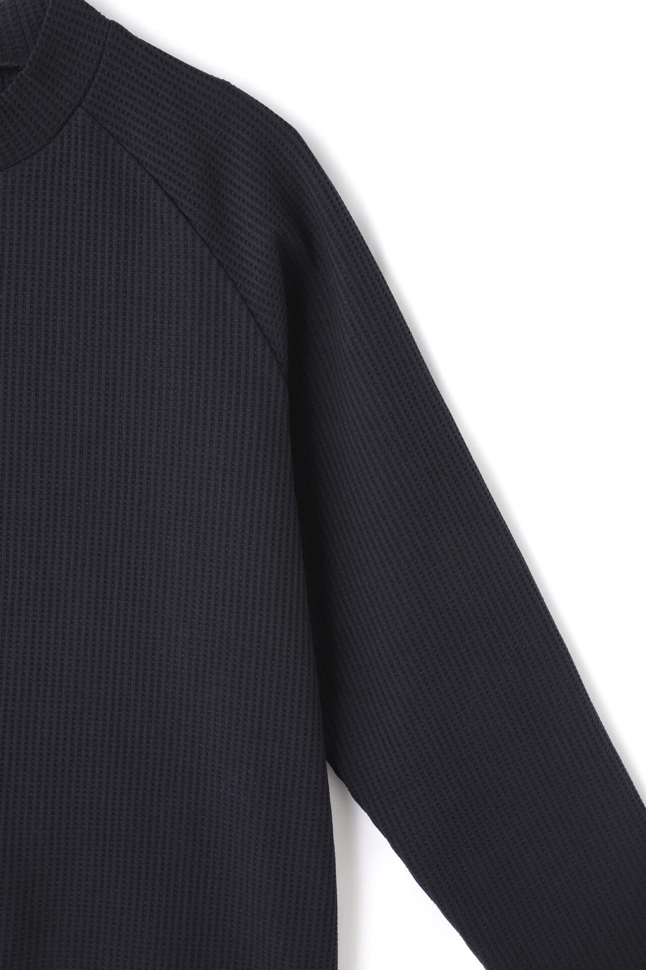 【PGG】ワッフル長袖モックネックカットソー (MENS)