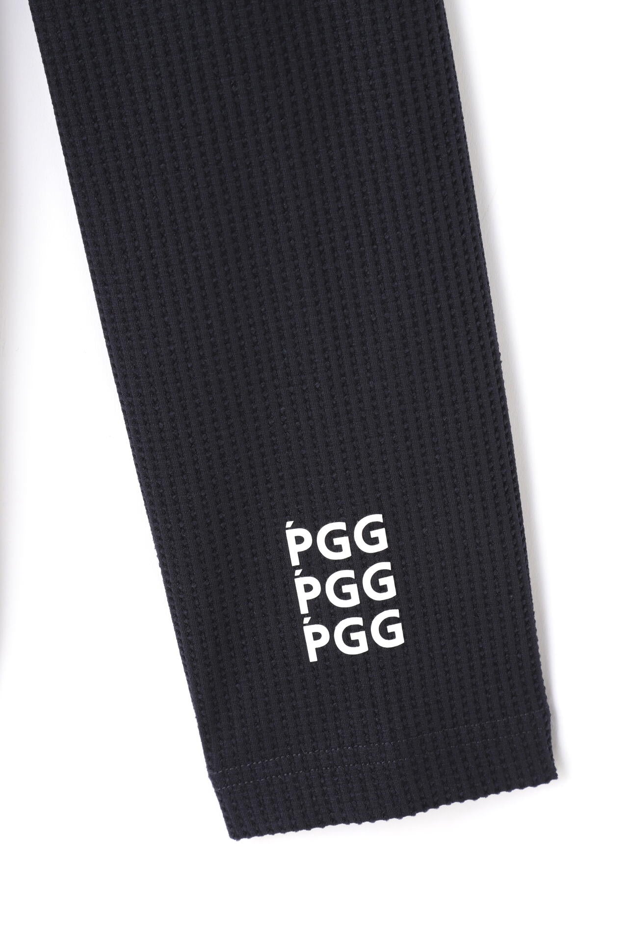 【PGG】ワッフル長袖モックネックカットソー (MENS)