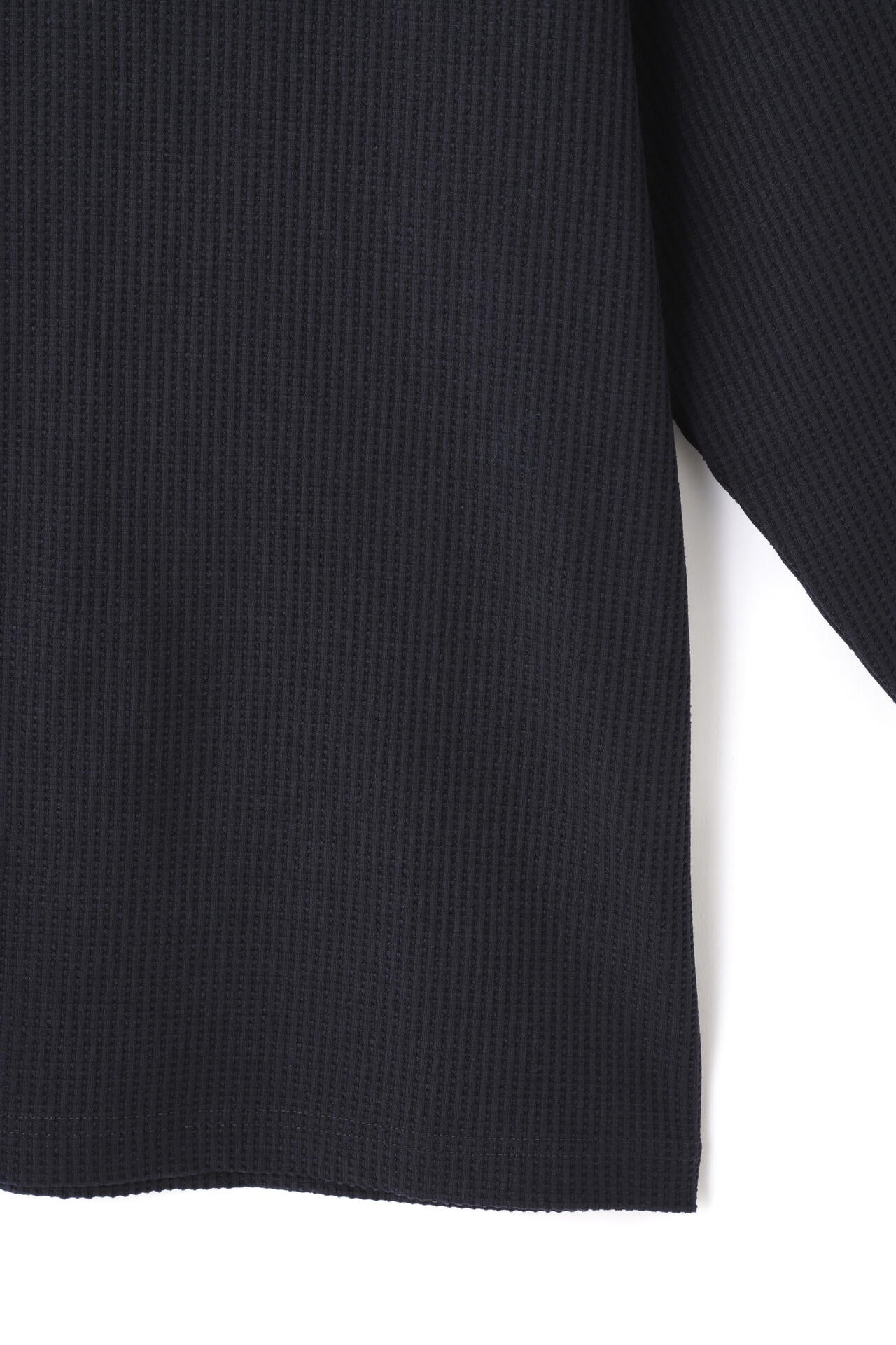 【PGG】ワッフル長袖モックネックカットソー (MENS)