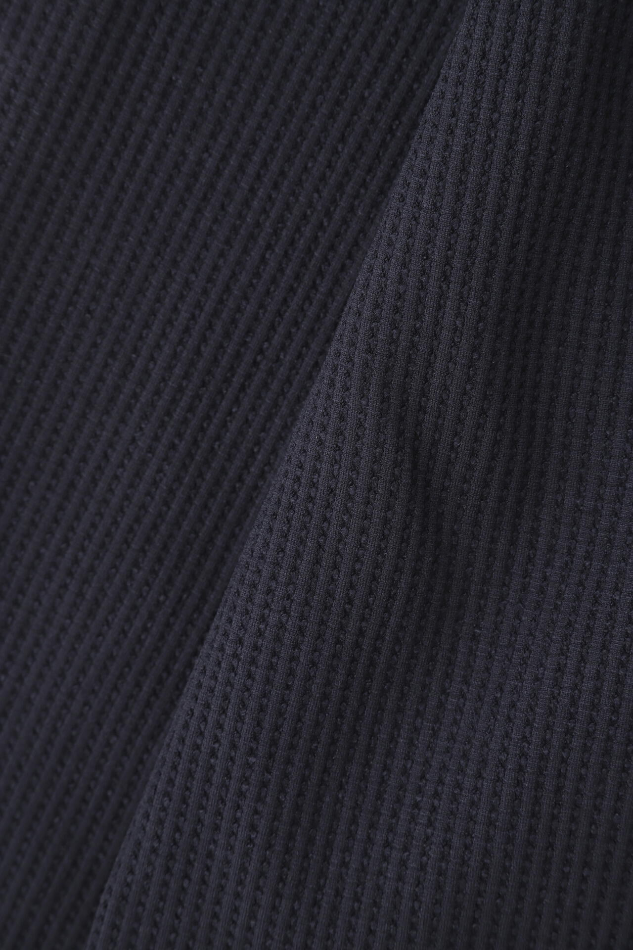 【PGG】ワッフル長袖モックネックカットソー (MENS)