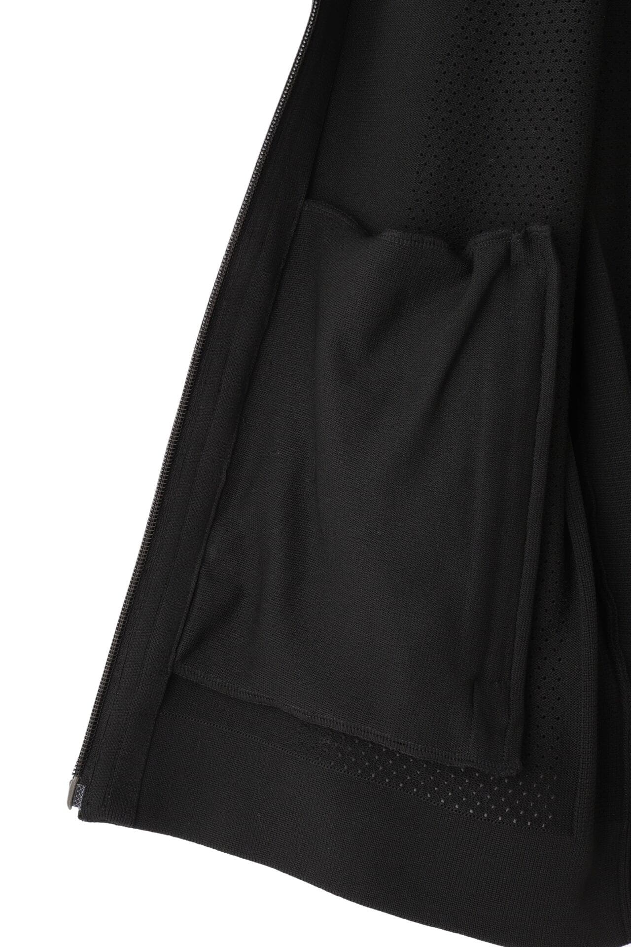 【PGG】【GSIX】ポリエステルヤーン フルジップニットフーディジャケット (MENS)