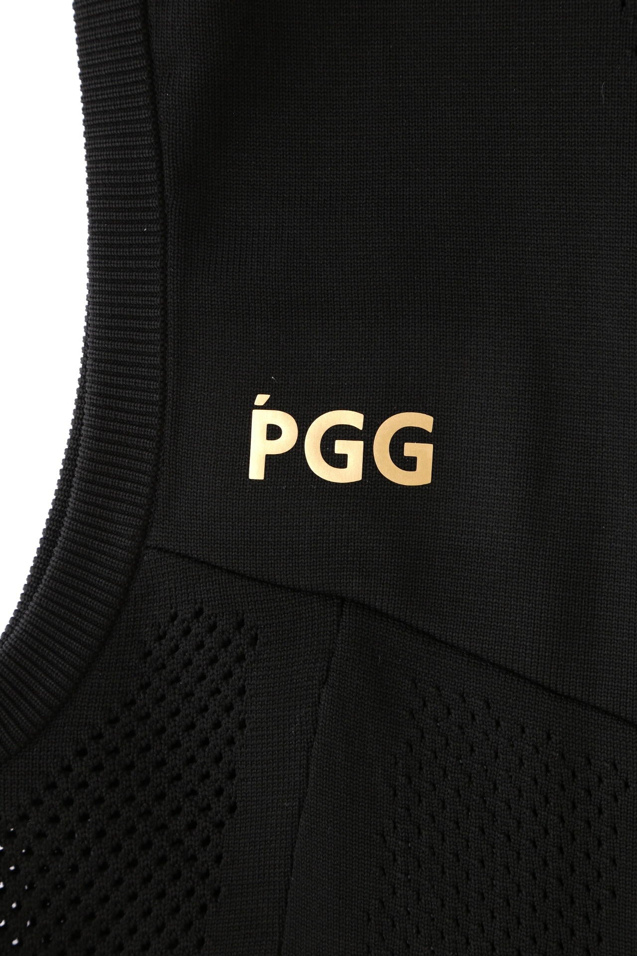 【PGG】【GSIX】ポリエステルヤーン フルジップニットベスト (MENS)