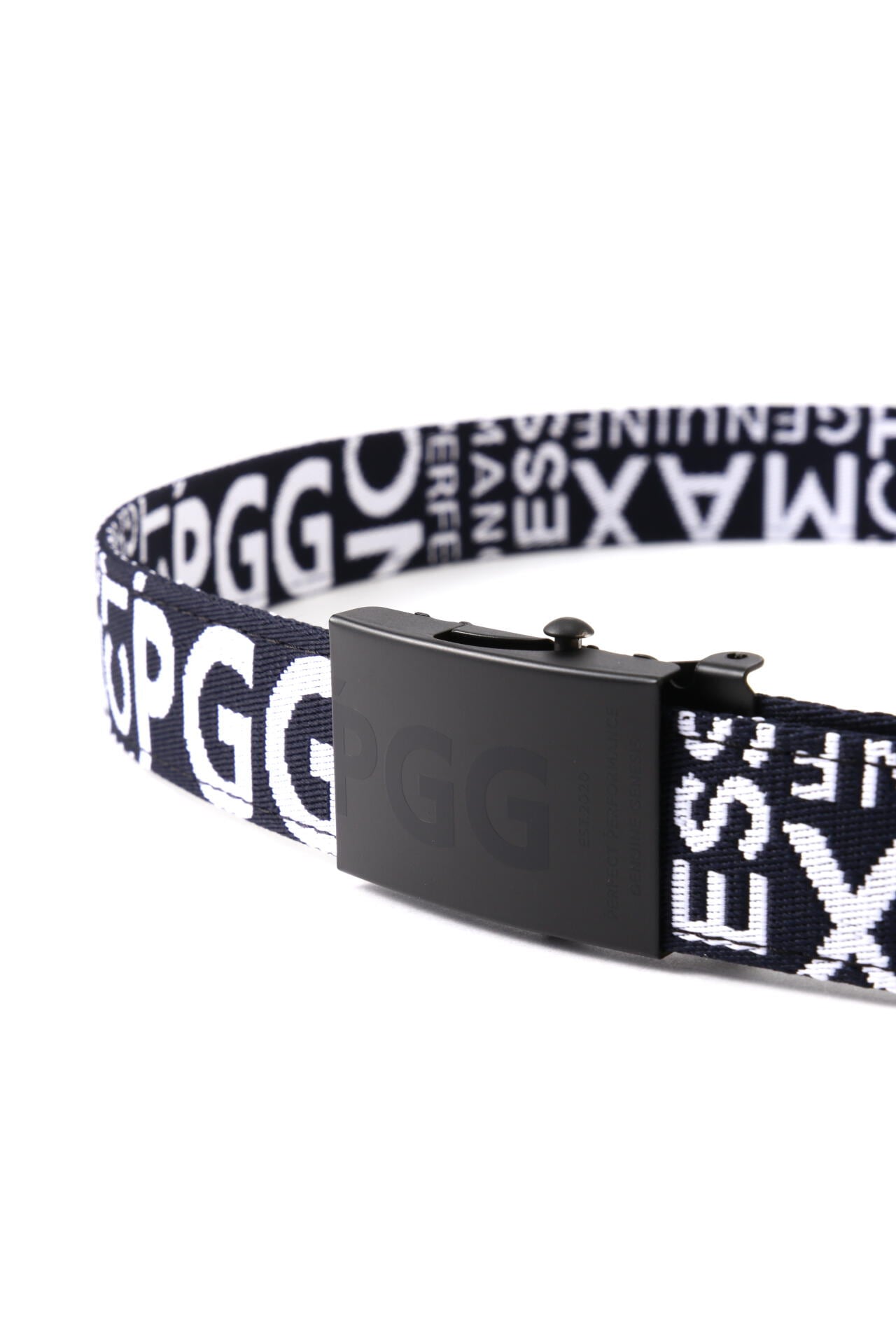 【PGG】ロゴテープベルト <ロゴ総柄> (UNISEX)