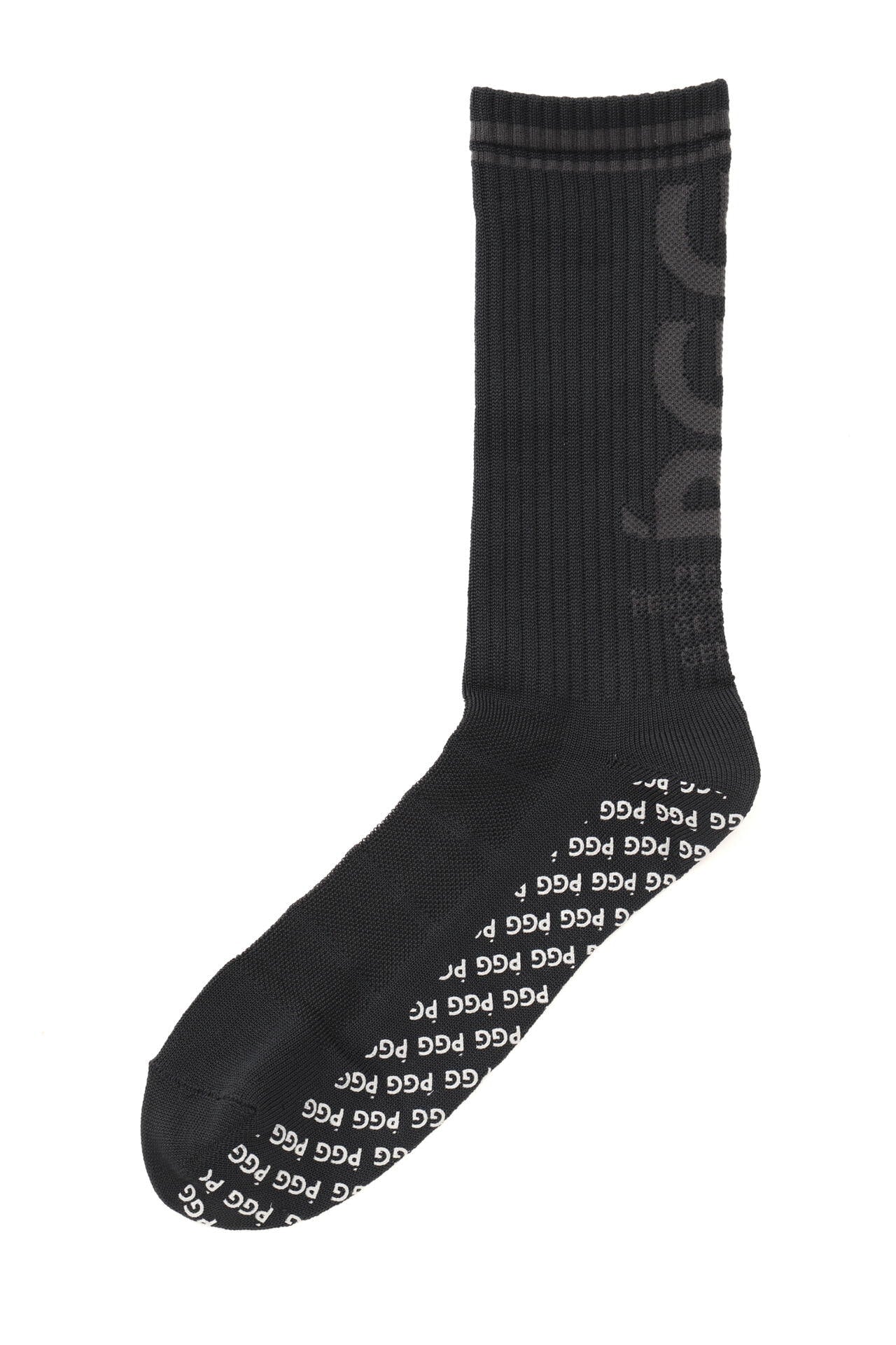 【PGG】SPECIAL EDITION カルキュロエコ ミドルソックス <オールブラック> (MENS)