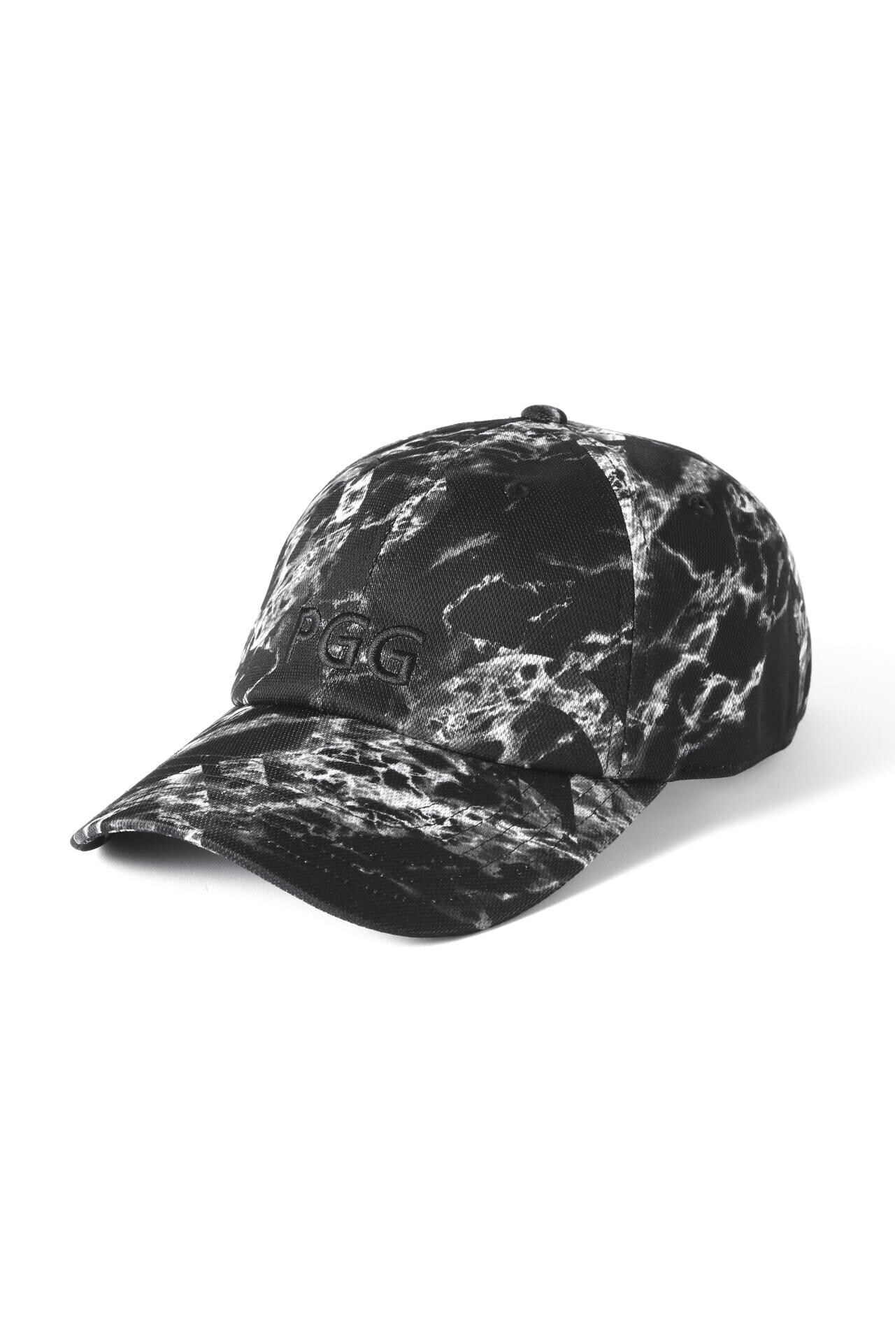 【PGG】SPECIAL EDITION シンプルロゴキャップ <ブラックマーブル> (UNISEX)