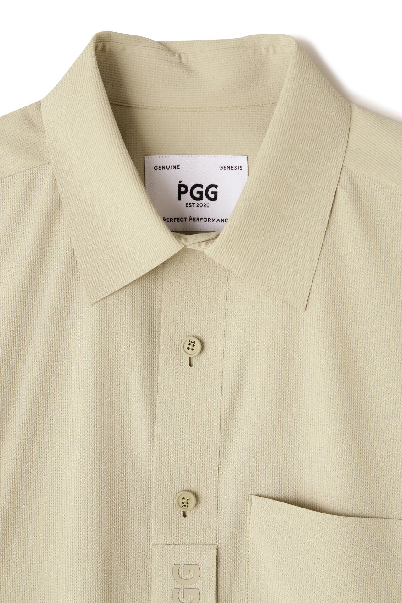 【PGG】ポリエステルドビーストレッチ シャツ (MENS)