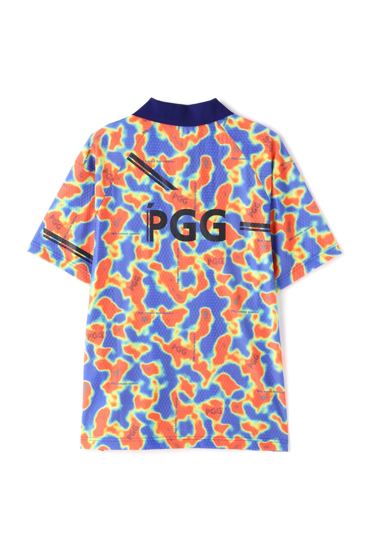 【PGG】【GSIX】トリコットジャガード ナイロンストレッチ半袖ポロシャツ <サーモグラフィ> (MENS)