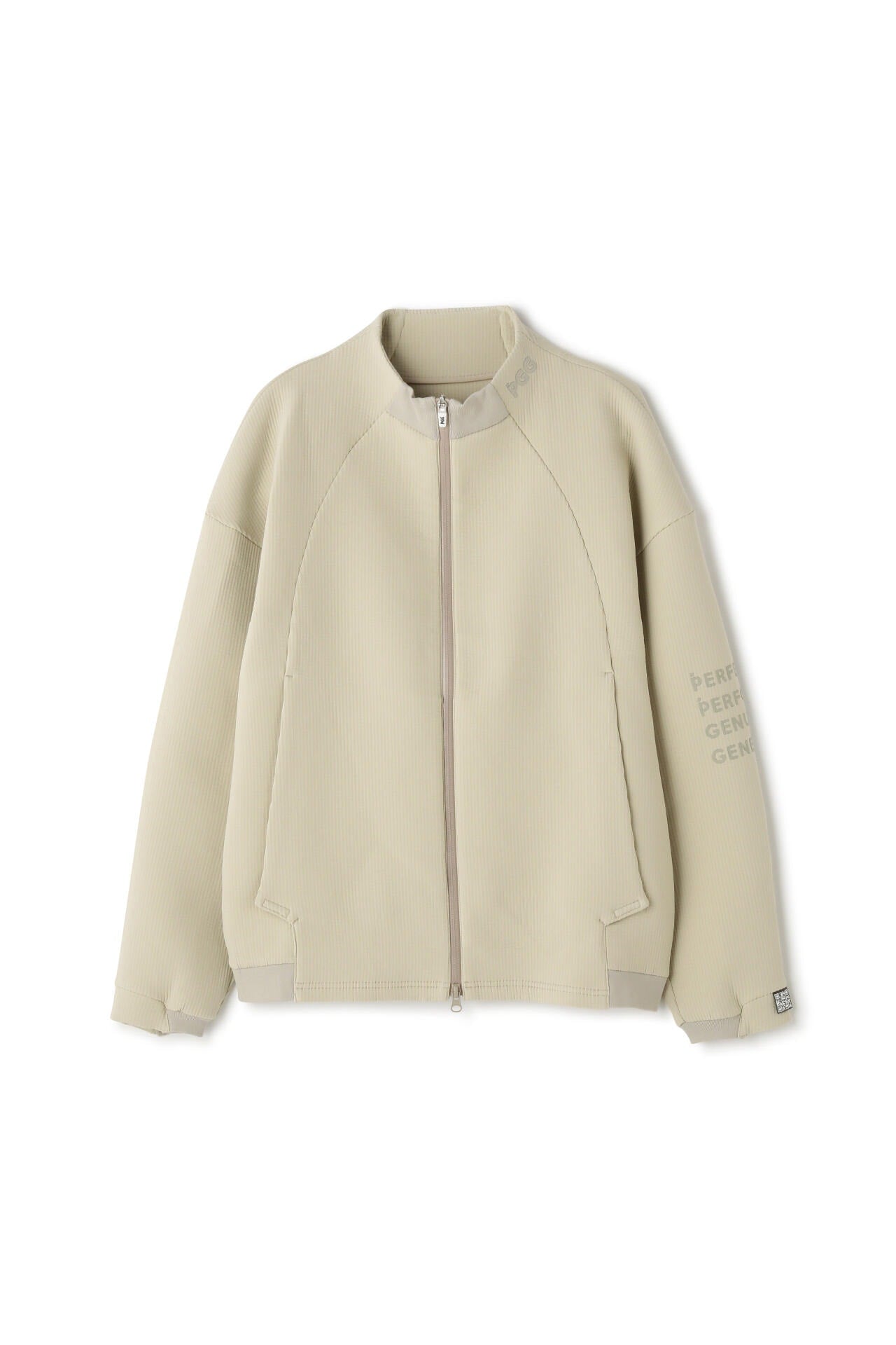 【PGG】ポリエステルダンボール フルジップモックネックブルゾン (MENS)