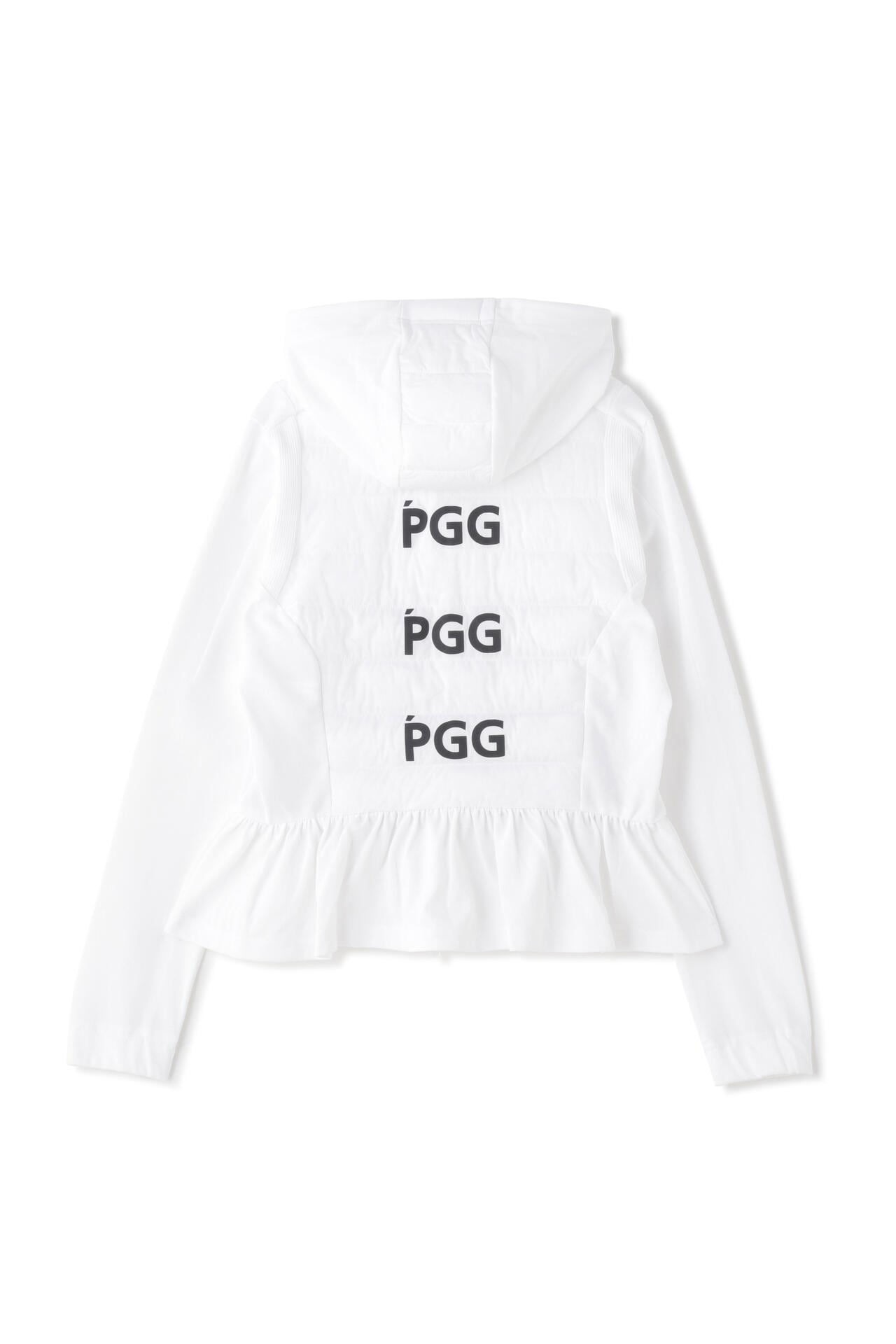 【PGG】アモッサ×ナイロンメカニカルストレッチタフタ フーディブルゾン (LADIES)