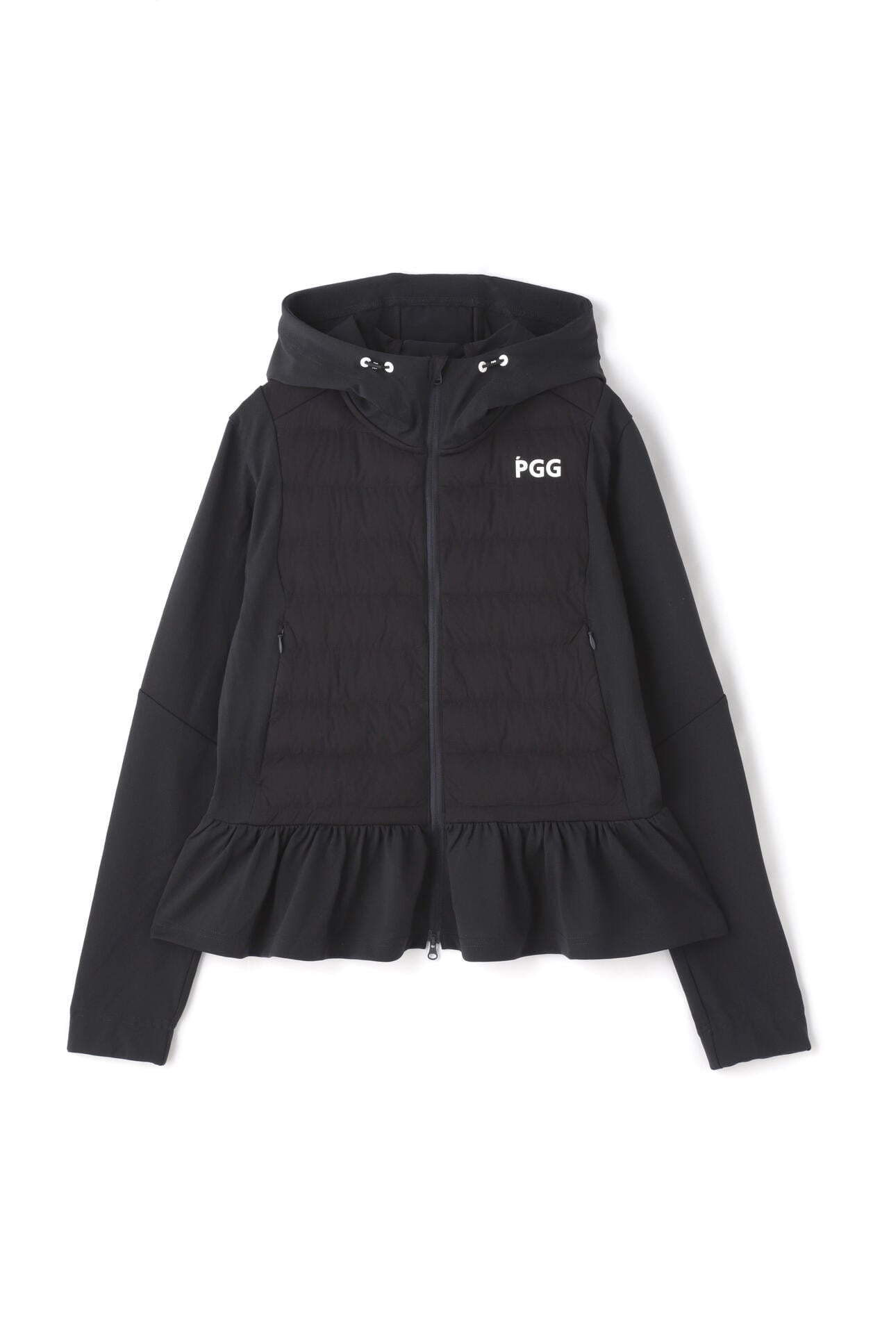 【PGG】アモッサ×ナイロンメカニカルストレッチタフタ フーディブルゾン (LADIES)