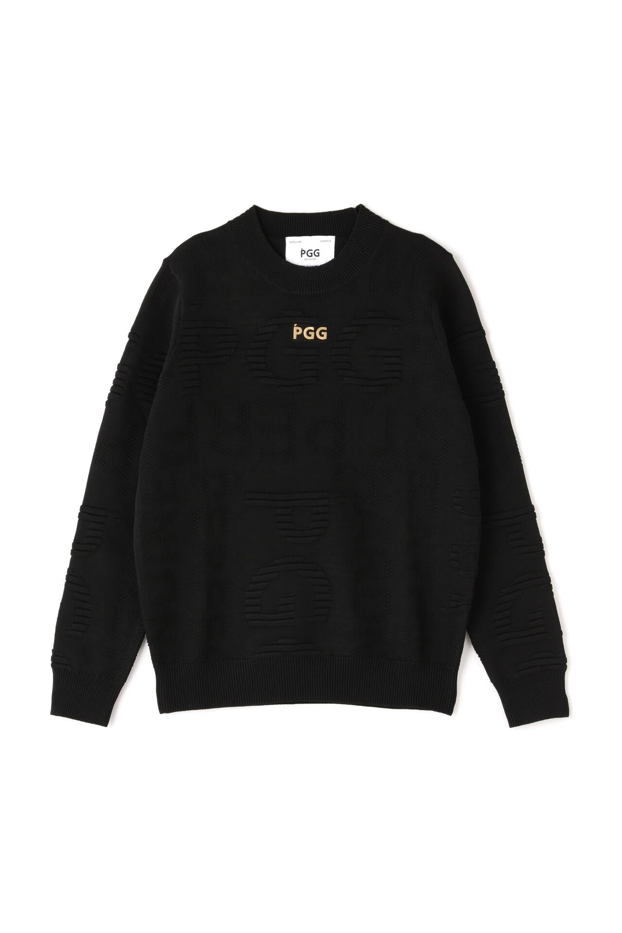 【PGG】【GSIX】ポリエステルヤーン クルーネックニットプルオーバー (LADIES)