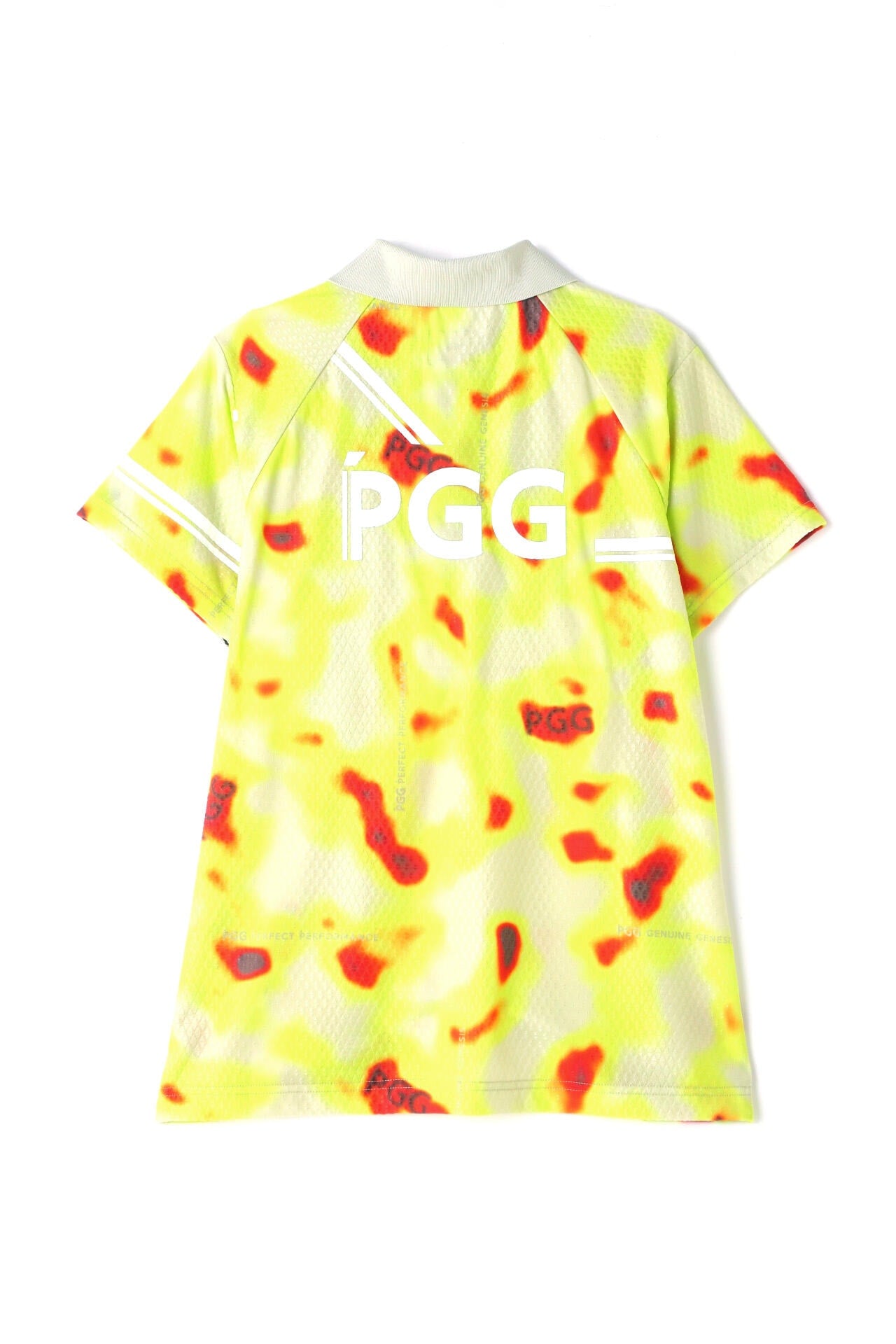 【PGG】トリコットジャガードナイロンストレッチ半袖ポロシャツ <サーモグラフィ> (LADIES)