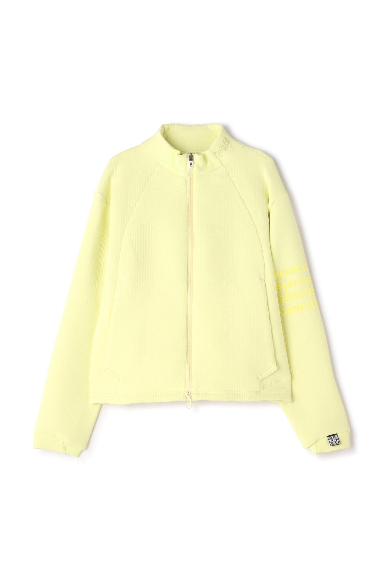 【PGG】ポリエステルダンボール フルジップモックネックブルゾン (LADIES)
