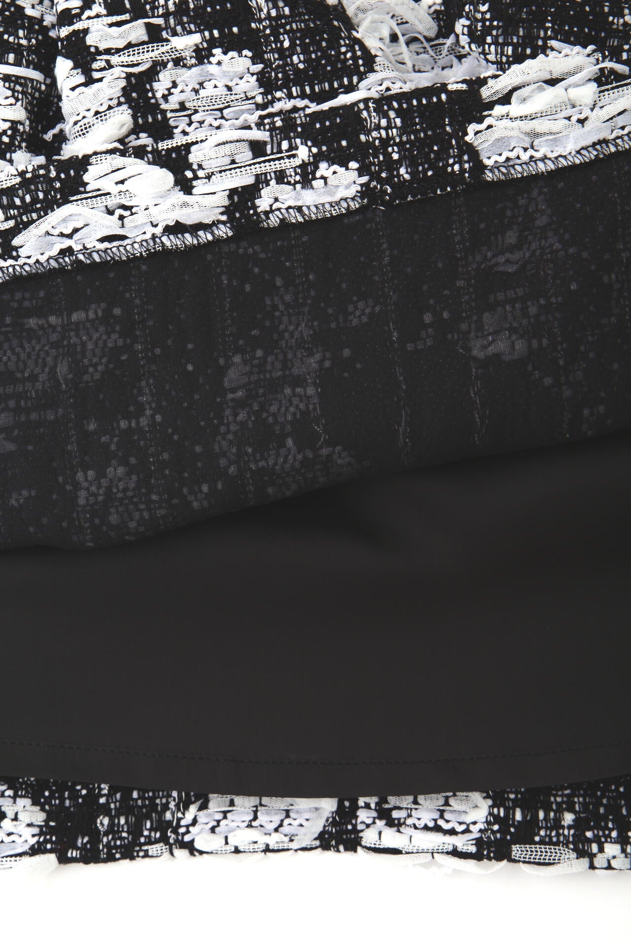 <BLACK LABEL> MALHIAモノトーンツィードスカート