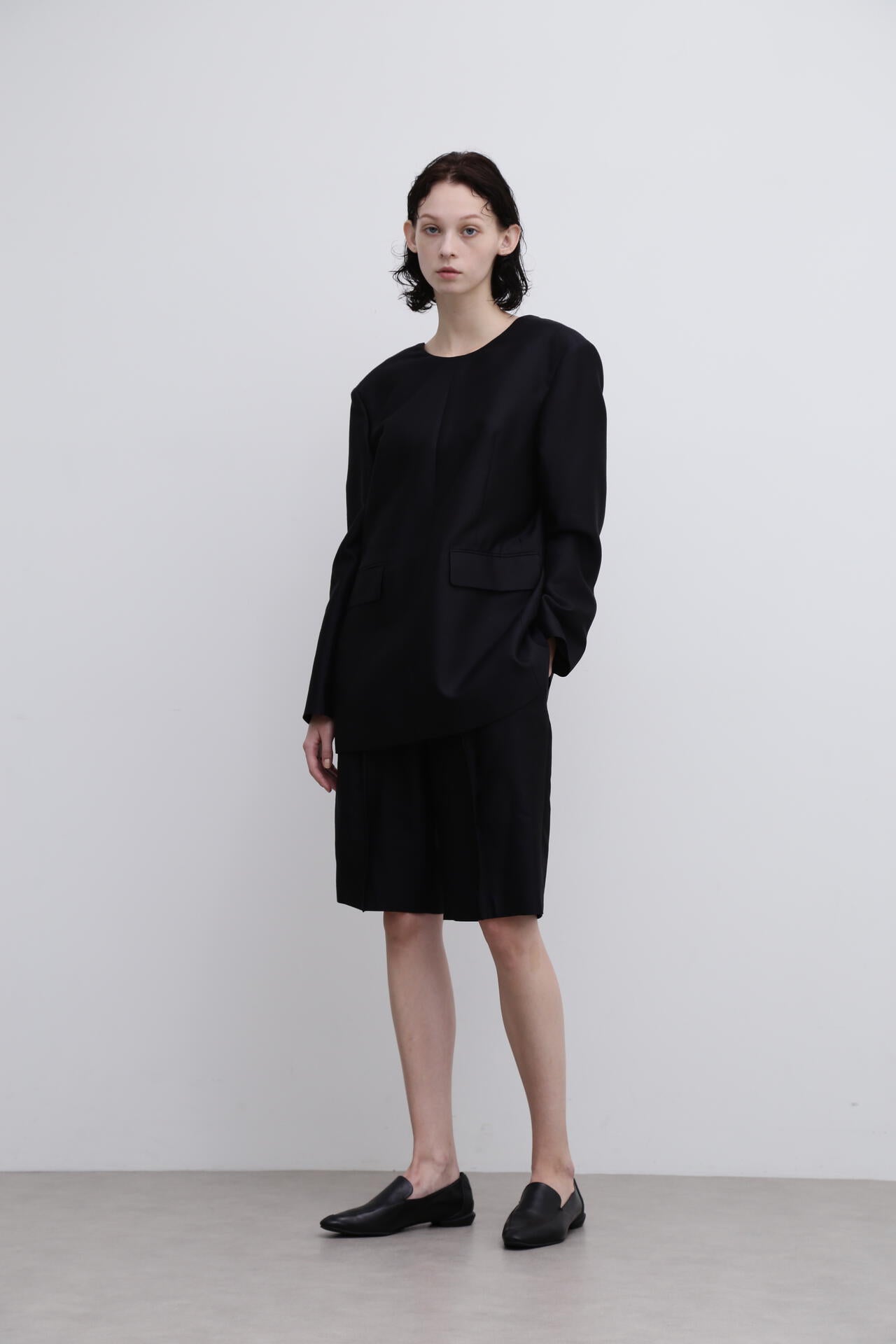<UNiPH>シルクウールツイルブラウス