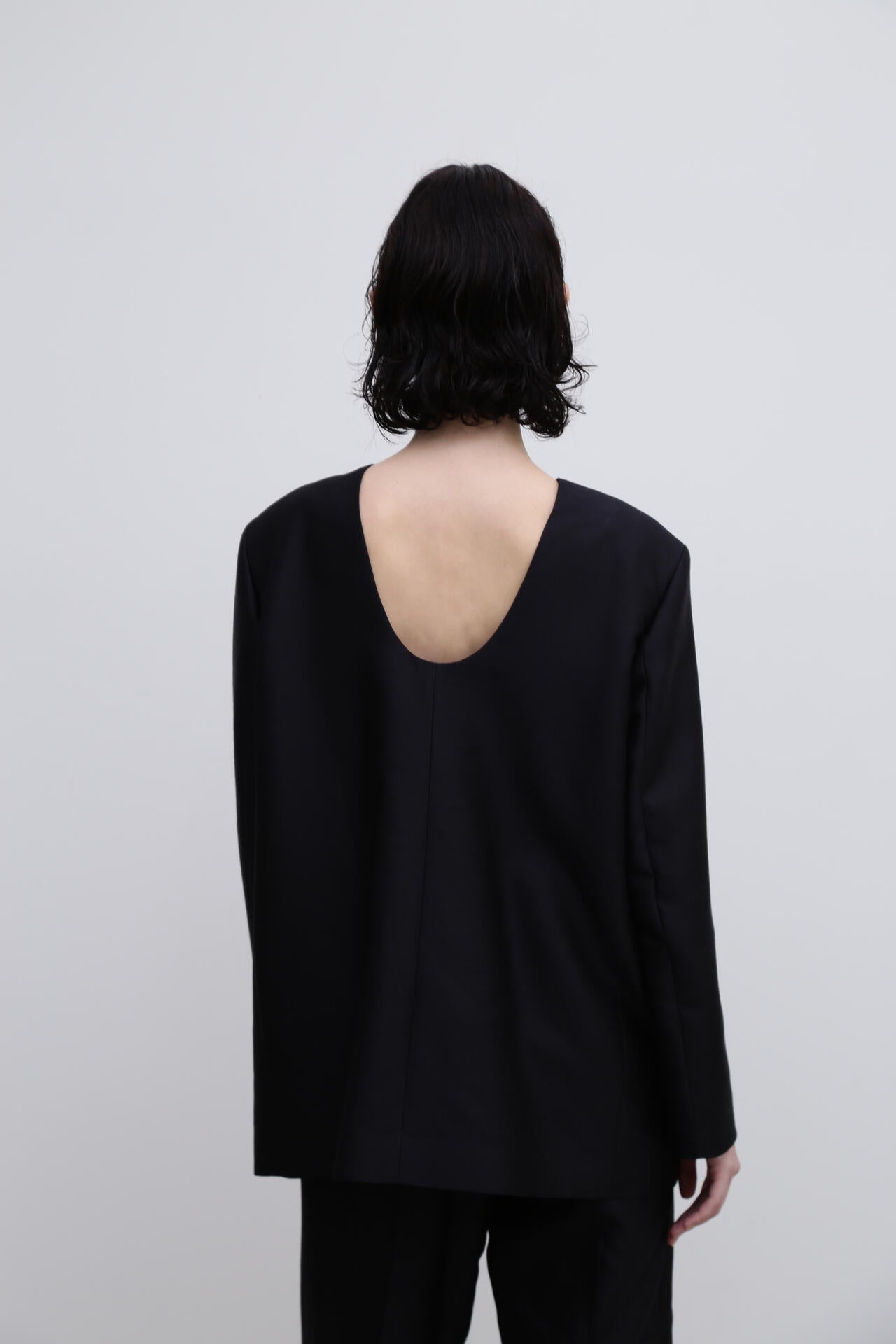 <UNiPH>シルクウールツイルブラウス