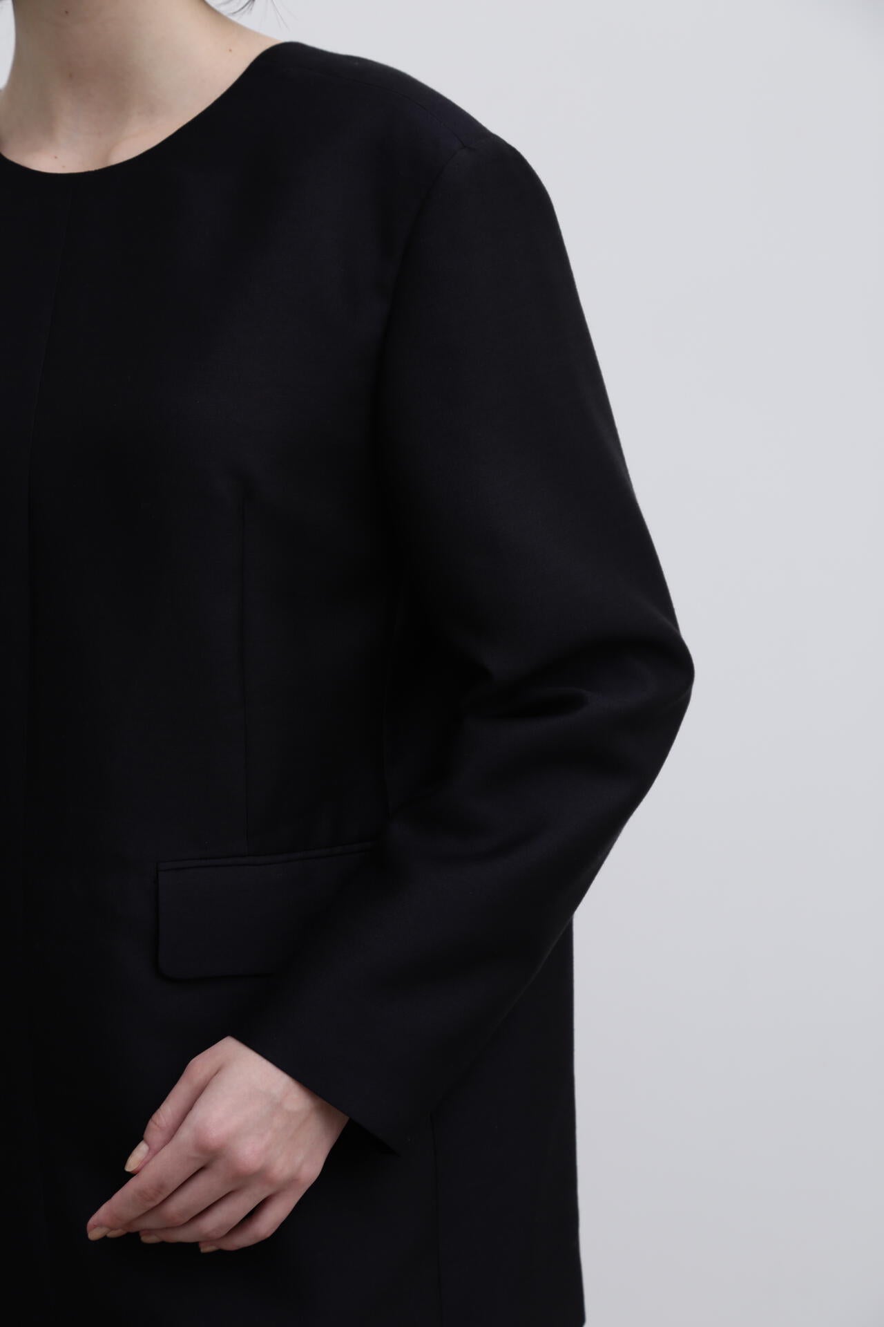 <UNiPH>シルクウールツイルブラウス