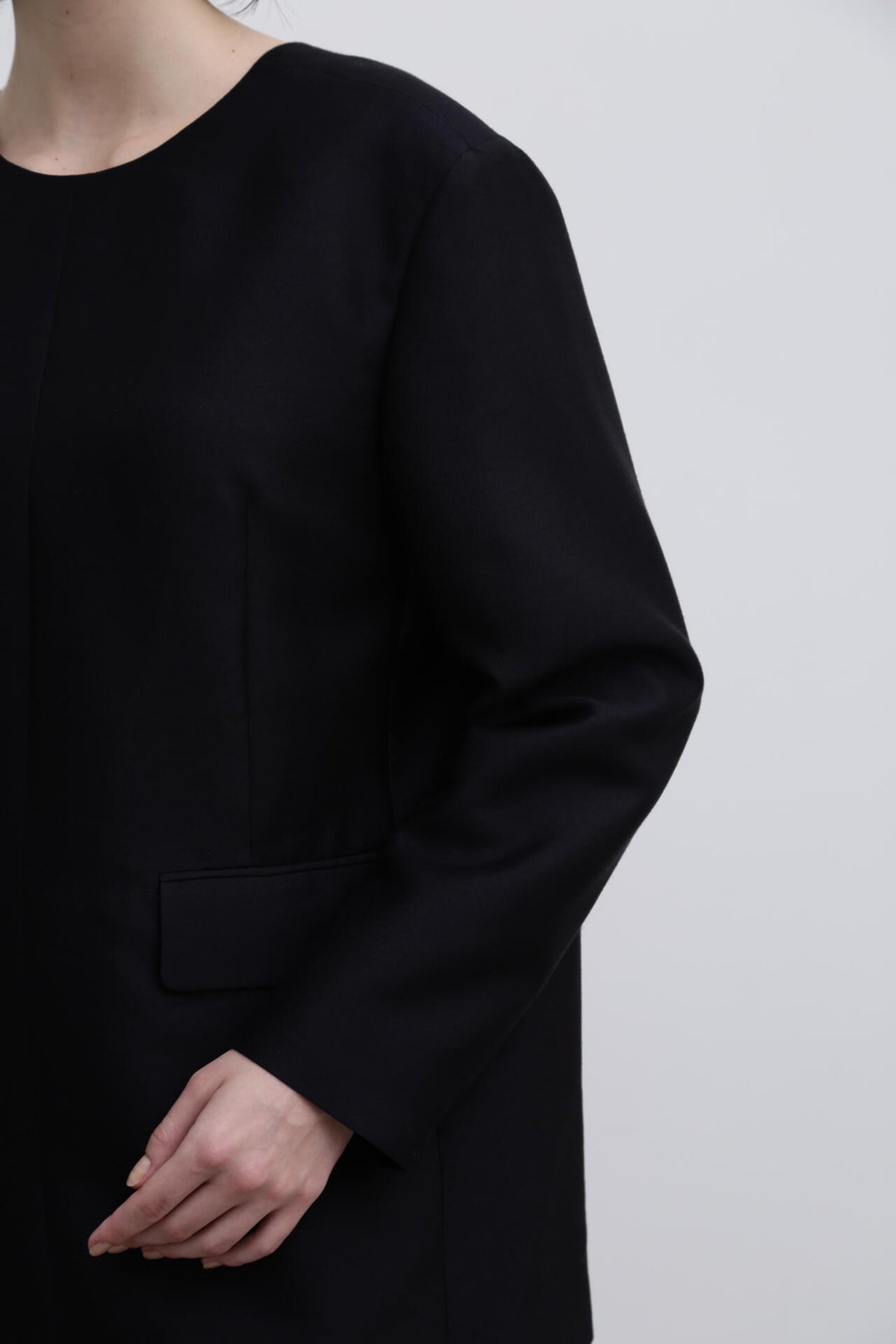 <UNiPH>シルクウールツイルブラウス