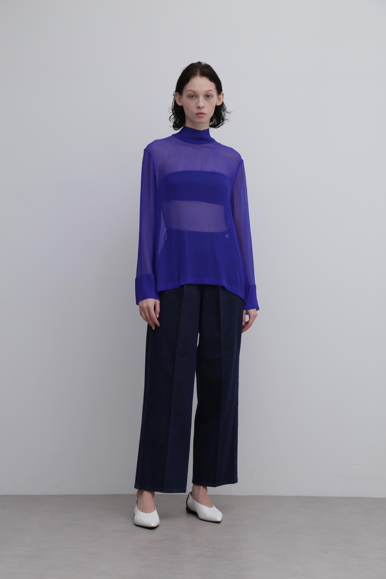 <UNiPH>シルククレープブラウス