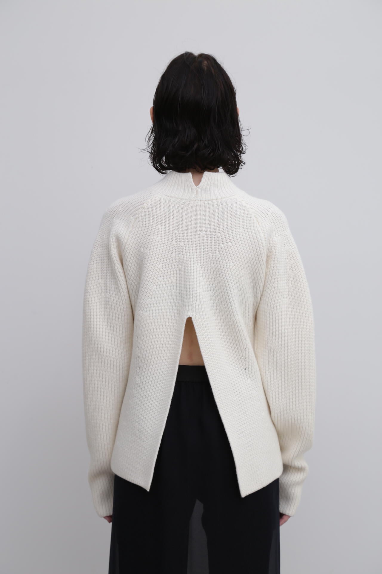 <UNiPH>ウールカシミヤハイネックニット