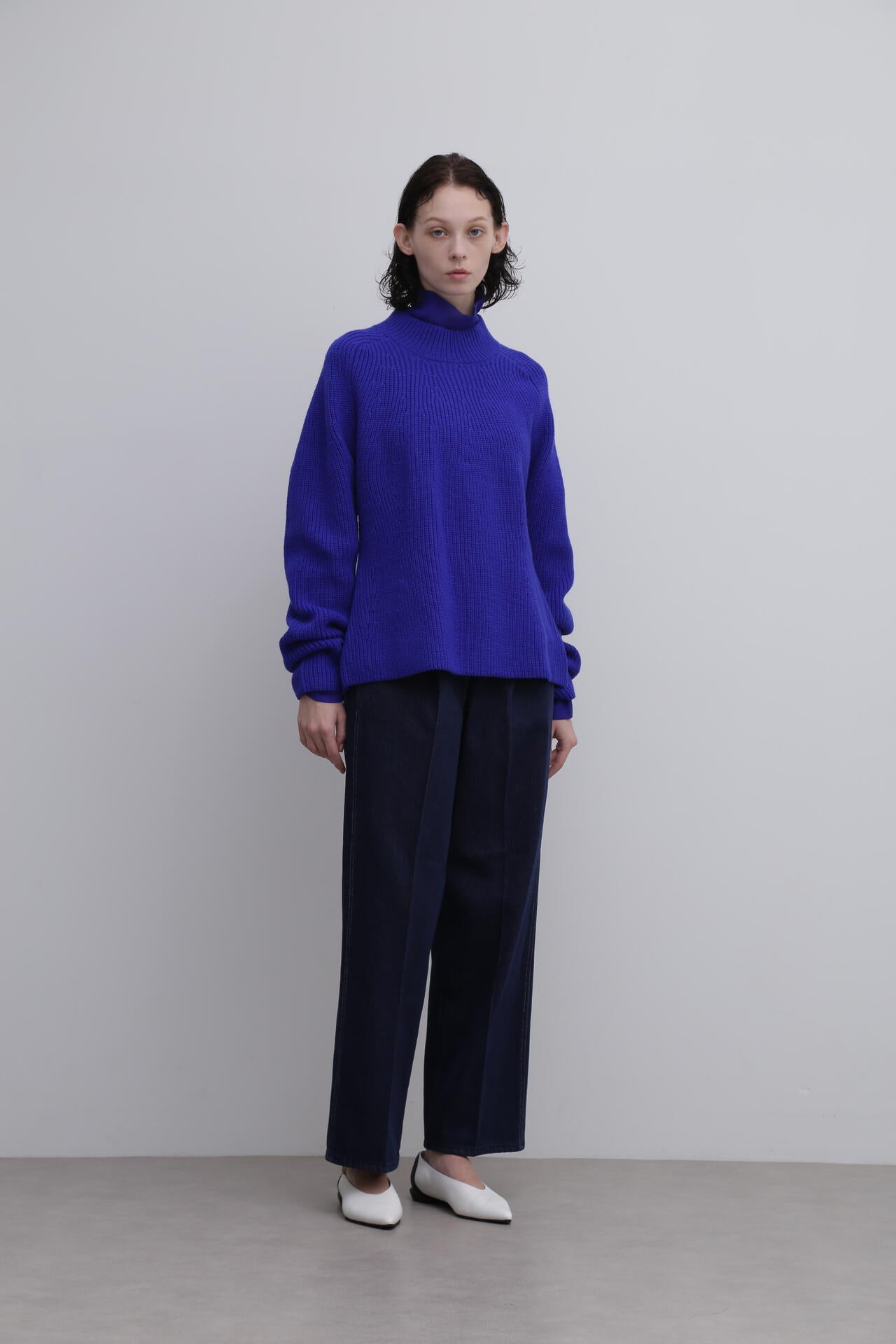 <UNiPH>ウールカシミヤハイネックニット