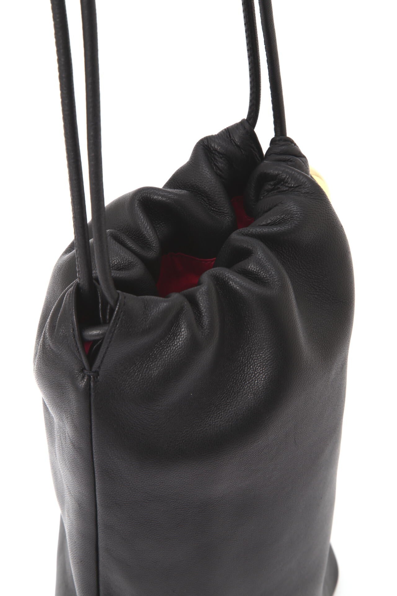 【Bucket Baggage】ボールチャームギャザーバッグ