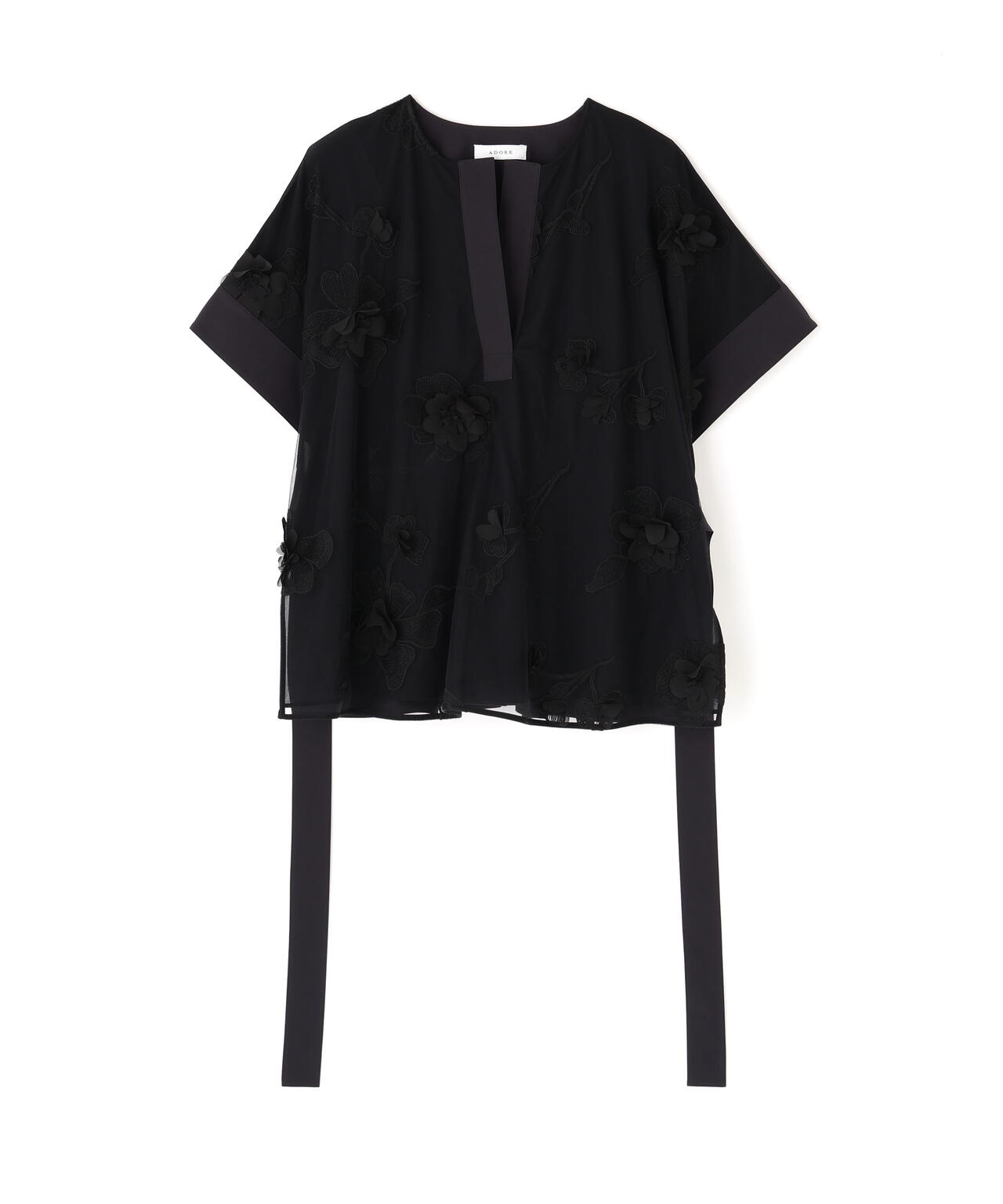 3Dレースブラウス