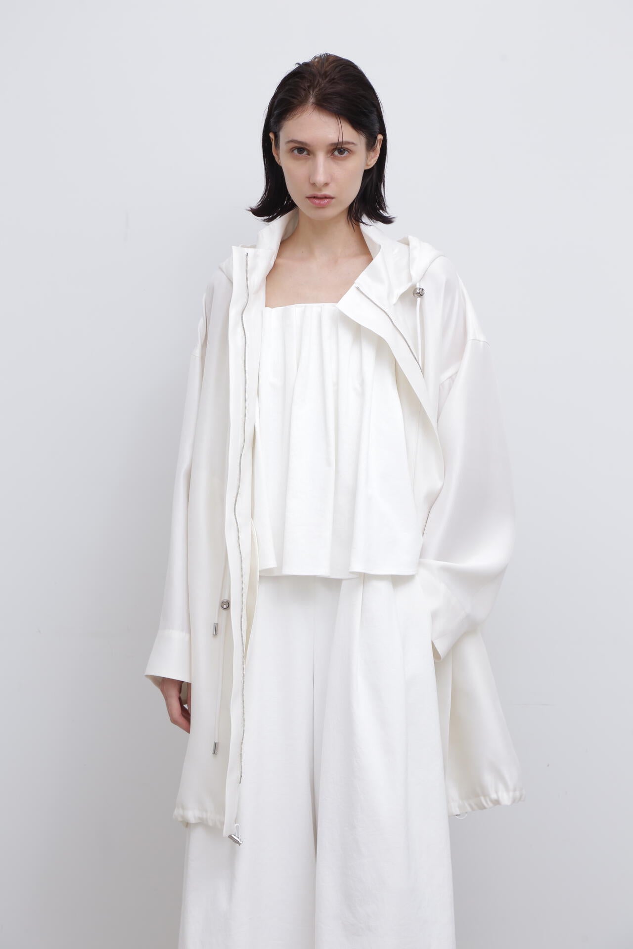 【美品】ADORE アドーア　中綿入りシルク混コート UNiPH＞シルクダブルクロスコート | ADORE（アドーア） ｜【公式