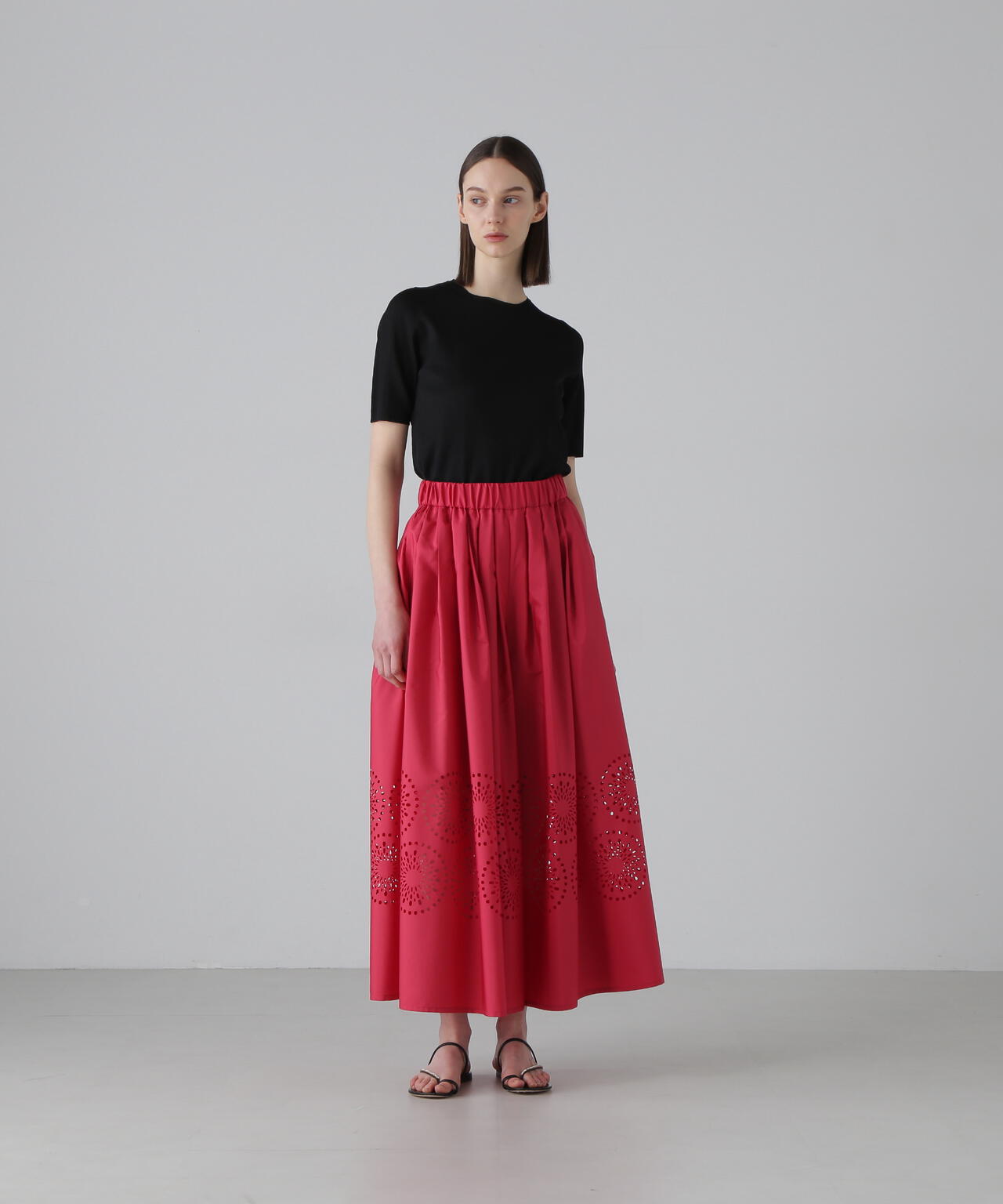 シアーリブニット