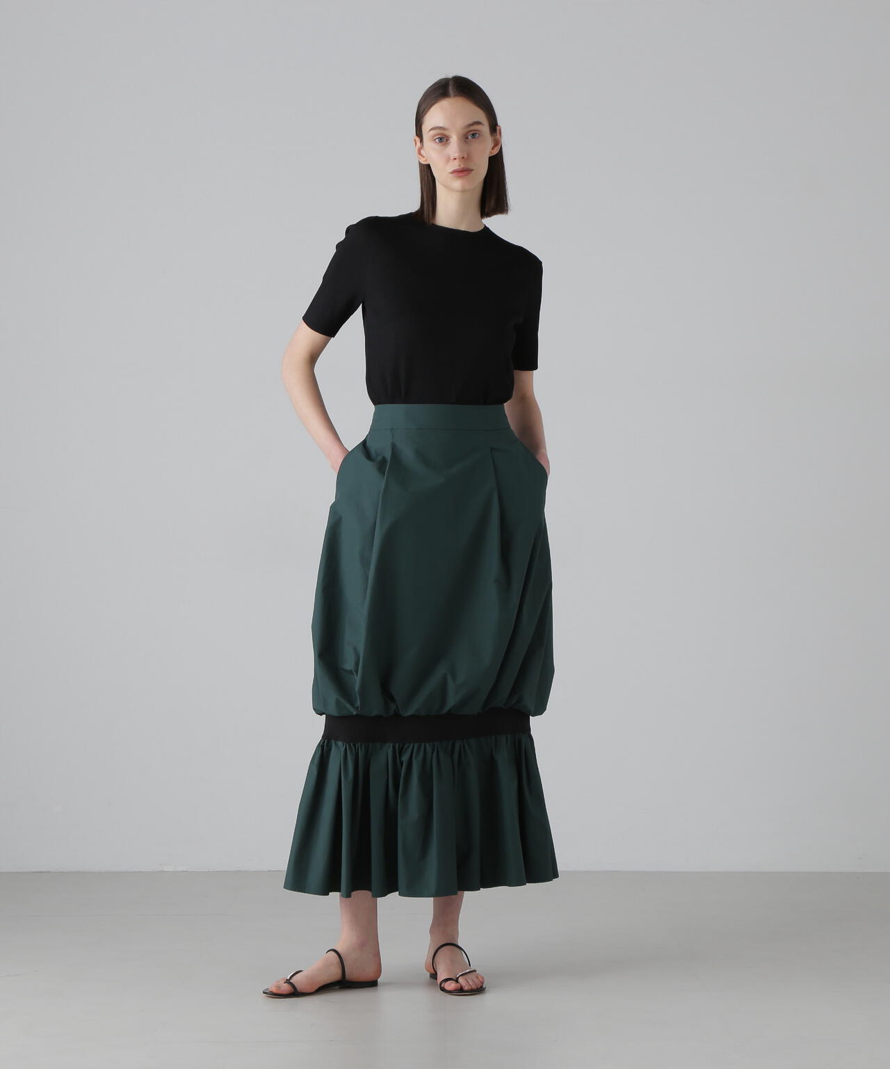 シアーリブニット