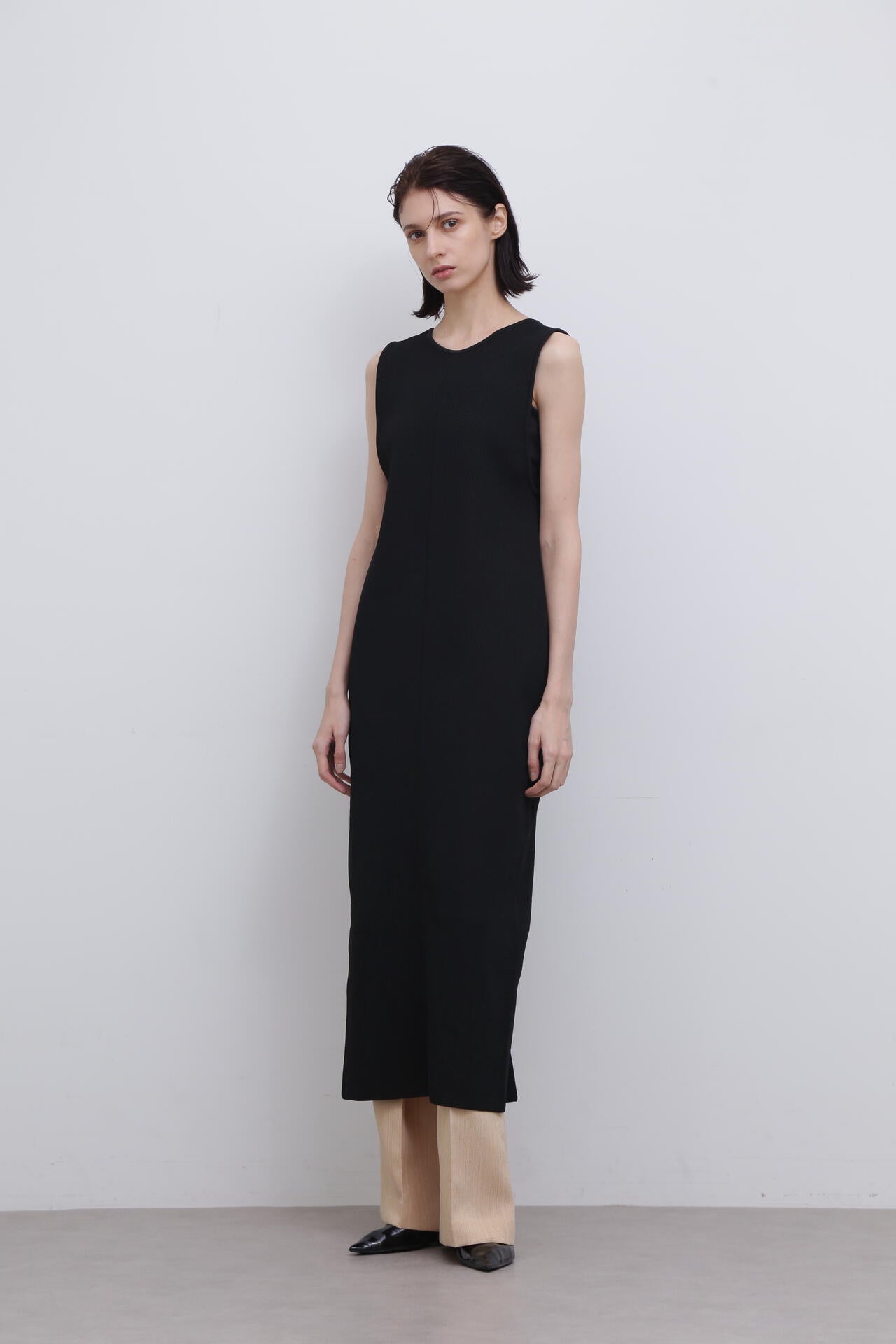 <UNiPH>スポンディッシュストレッチメッシュニットワンピース