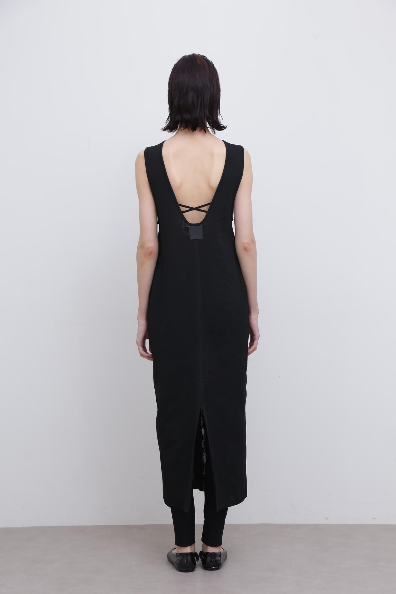 <UNiPH>スポンディッシュストレッチメッシュニットワンピース