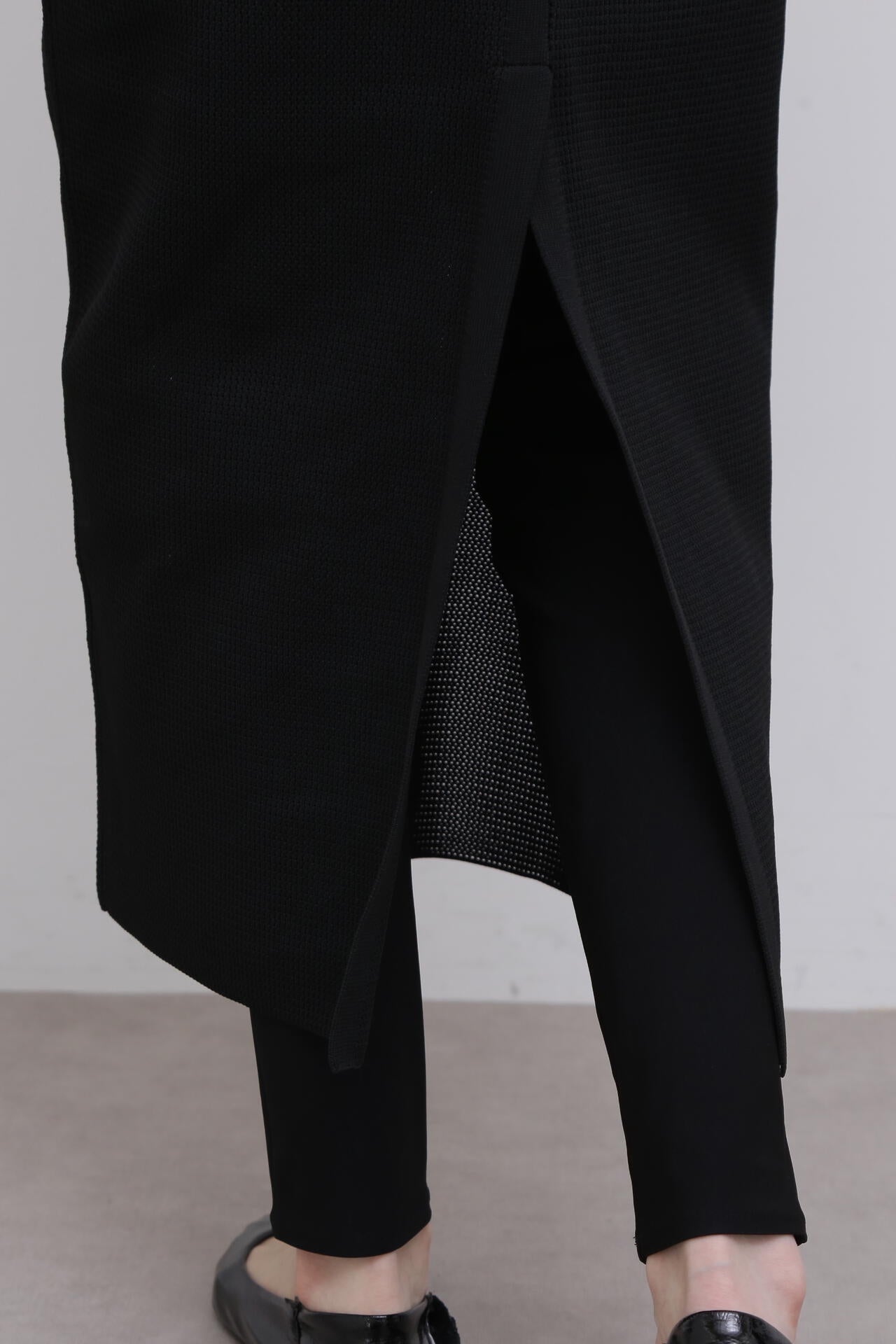 <UNiPH>スポンディッシュストレッチメッシュニットワンピース