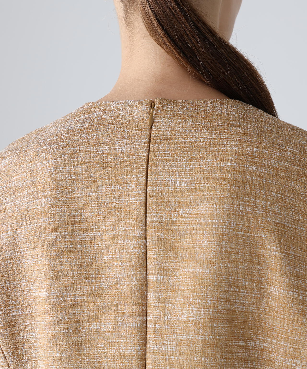 スラブツイードブラウス