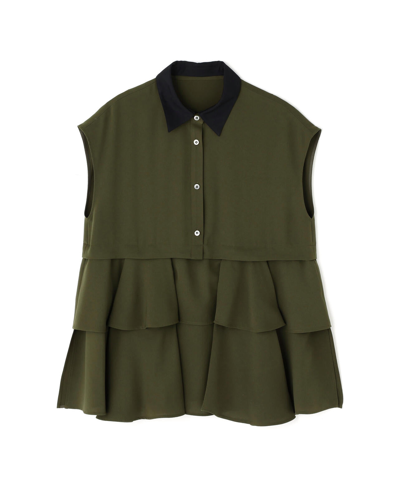 ドライタッチジョーゼットブラウス