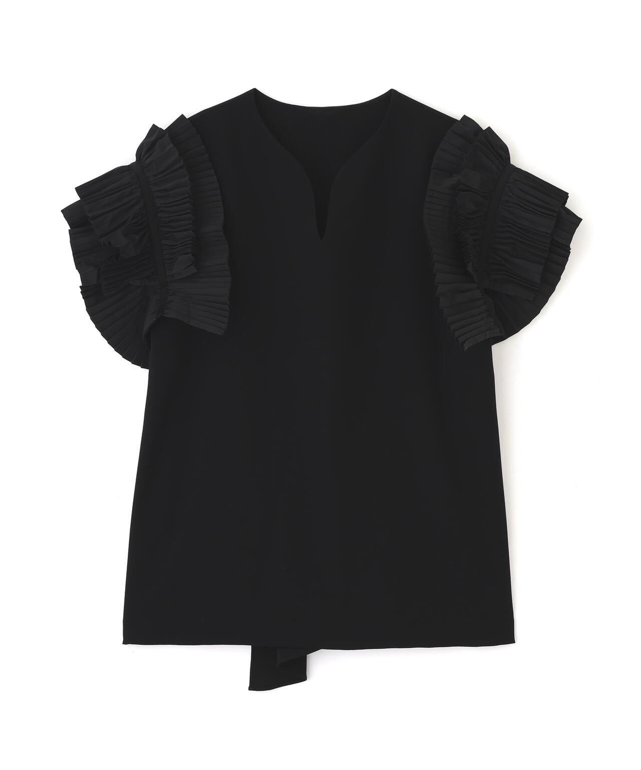 <BLACK LABEL>クレストプリーツブラウス