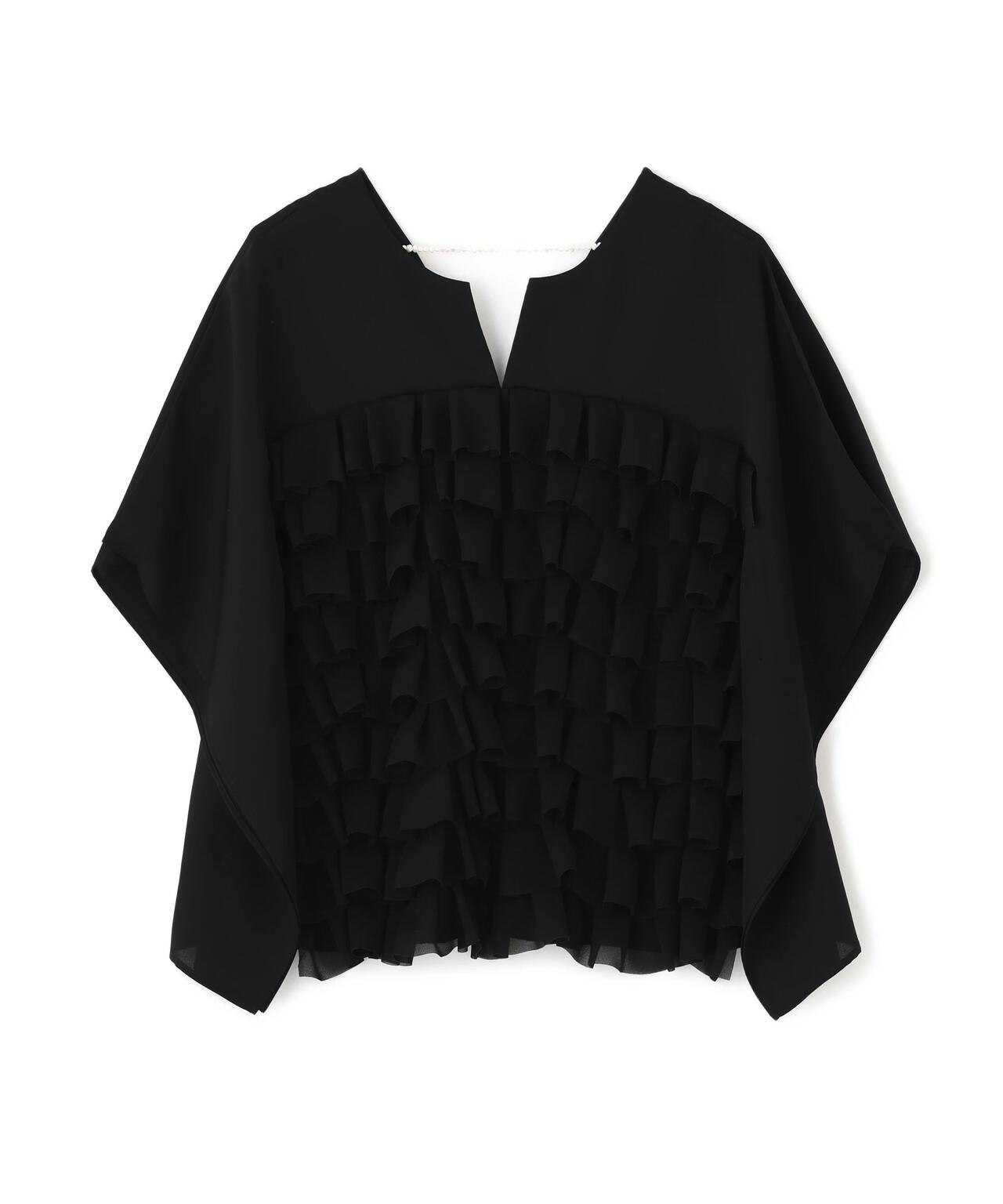 <BLACK LABEL>シルキーツイルブラウス