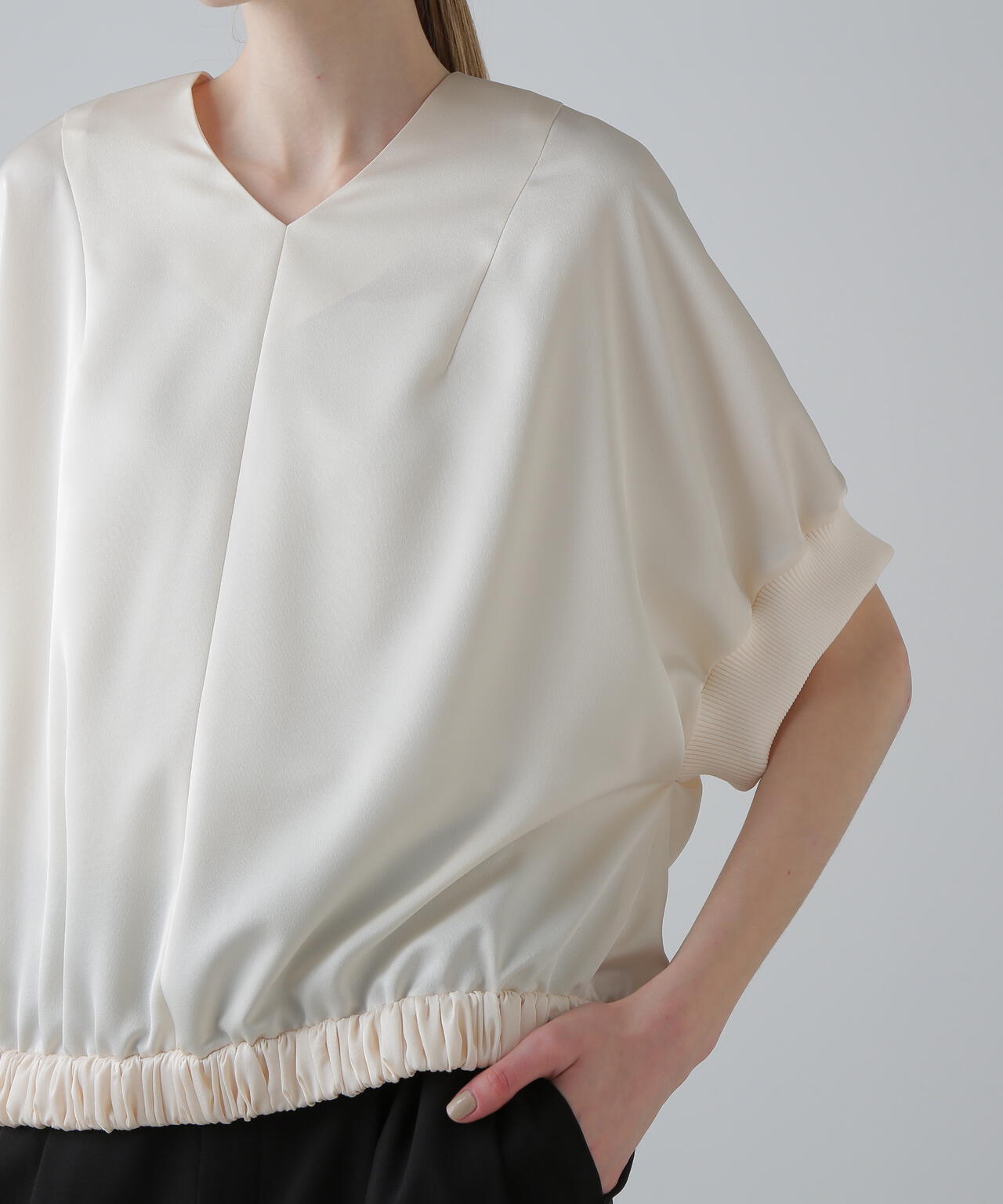 <20周年記念>ダルサテンブラウス