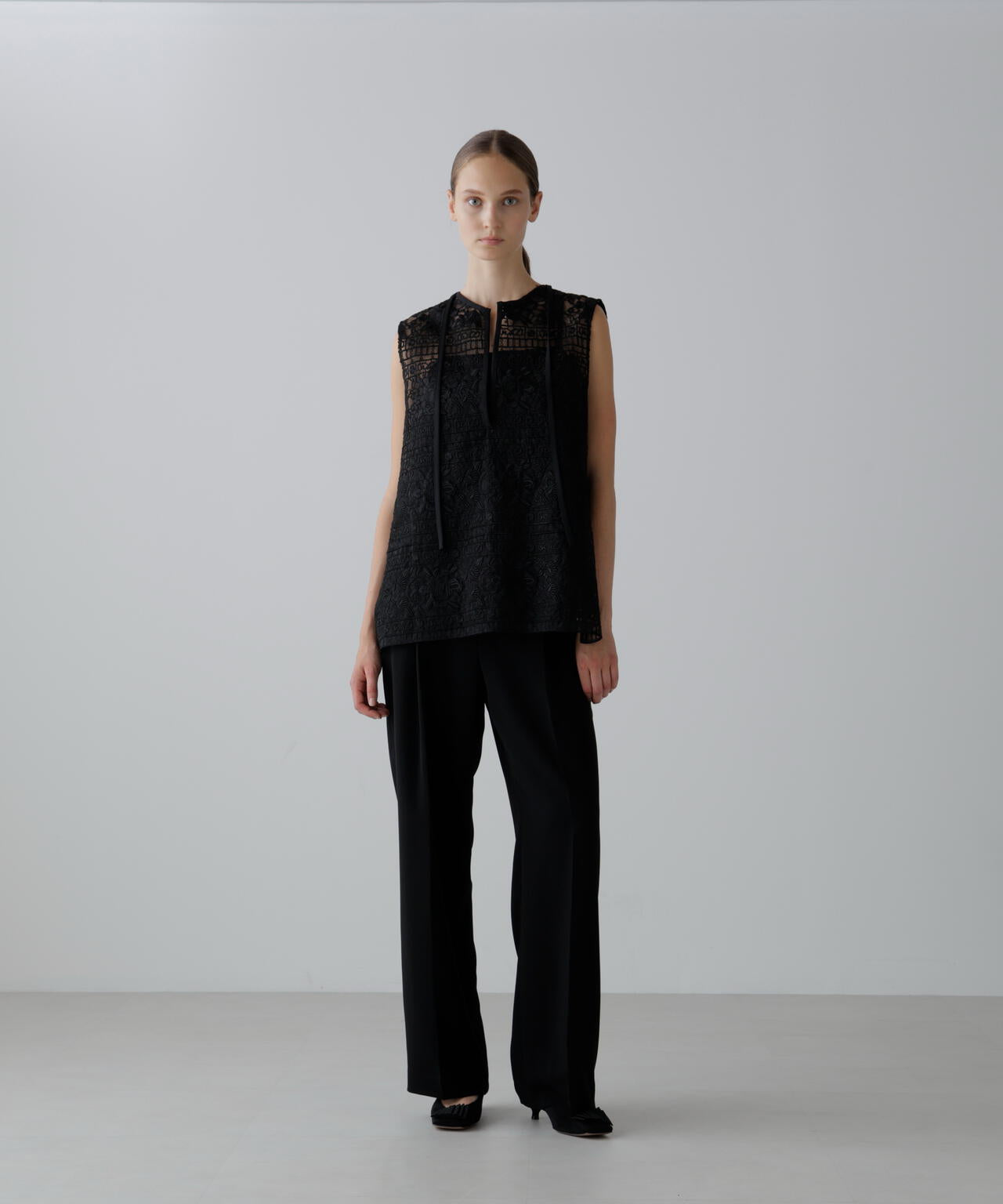 <20周年記念>リュクスオーナメントレースブラウス