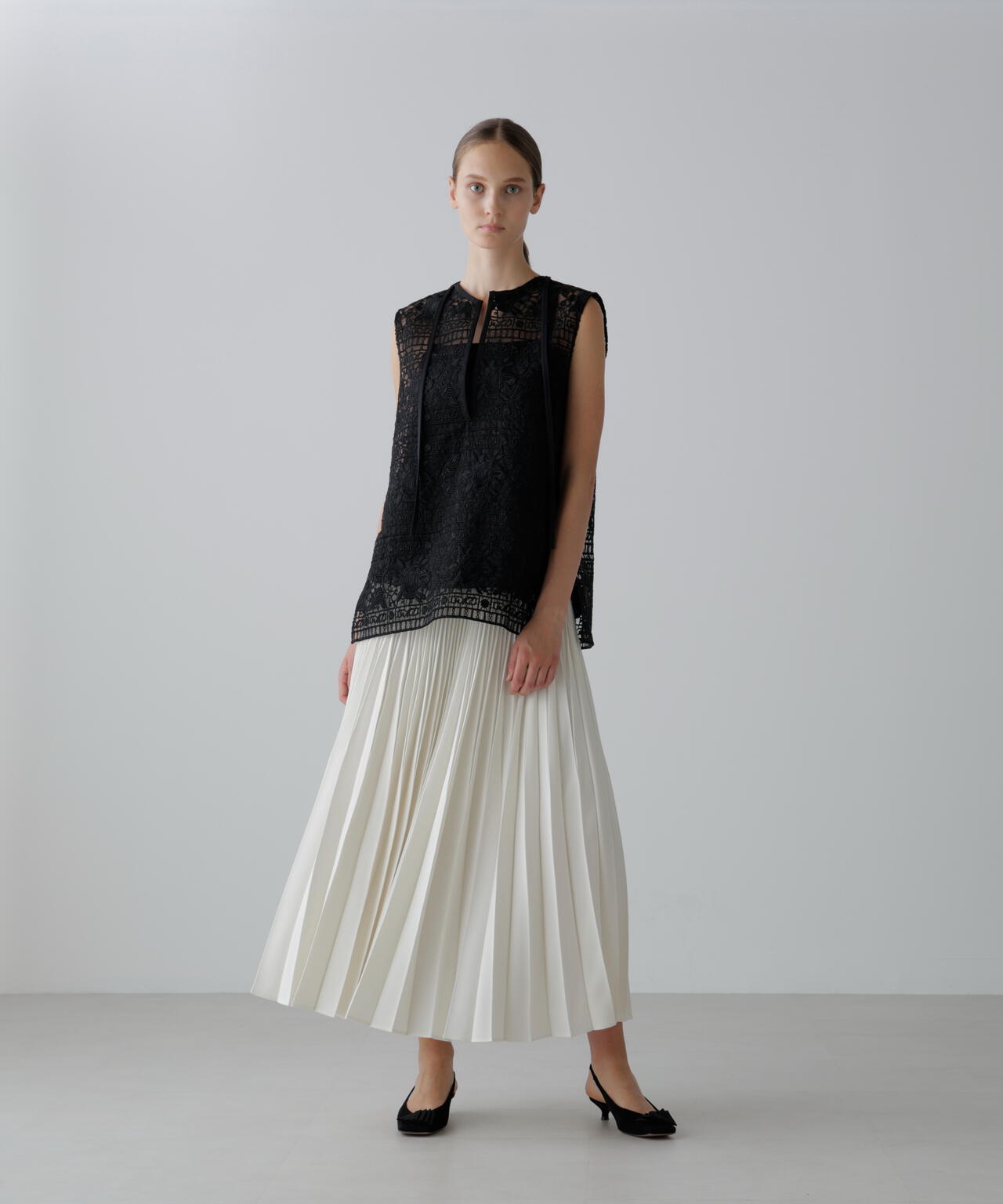 <20周年記念>リュクスオーナメントレースブラウス