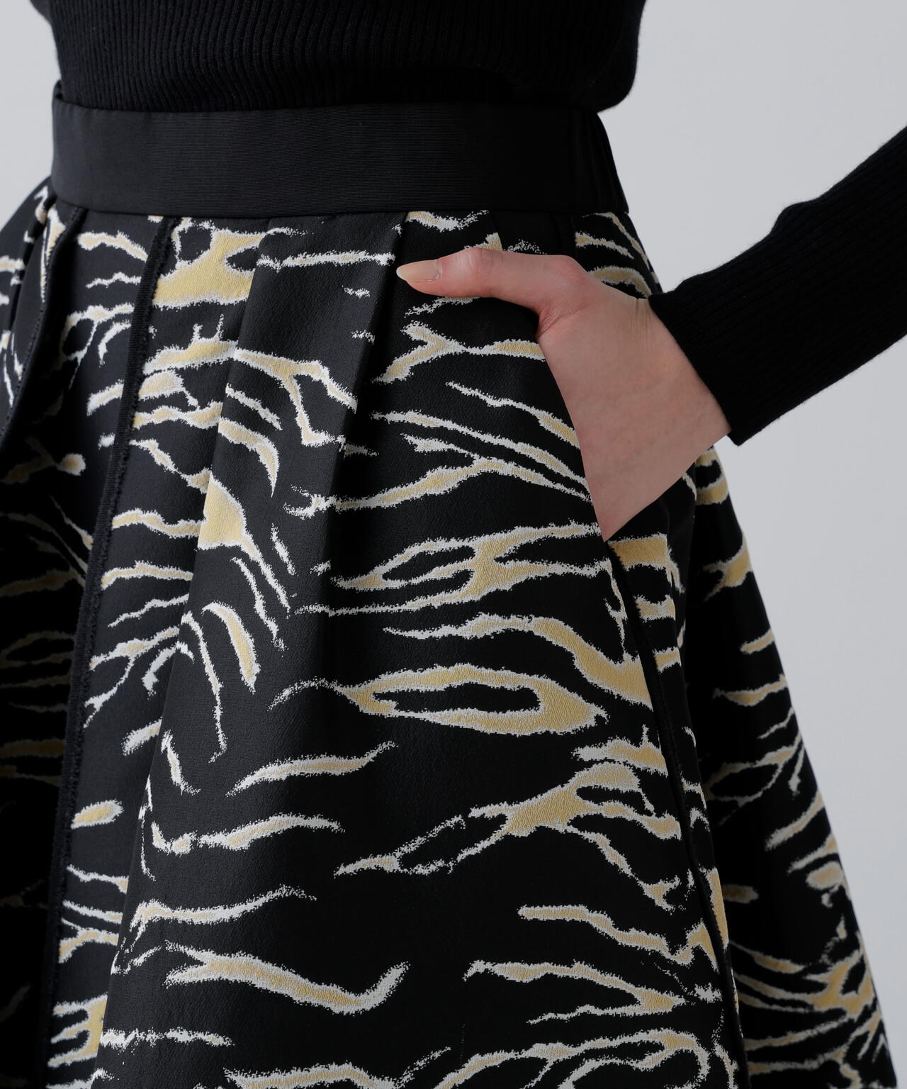 <20周年記念>ゼブラジャガードスカート