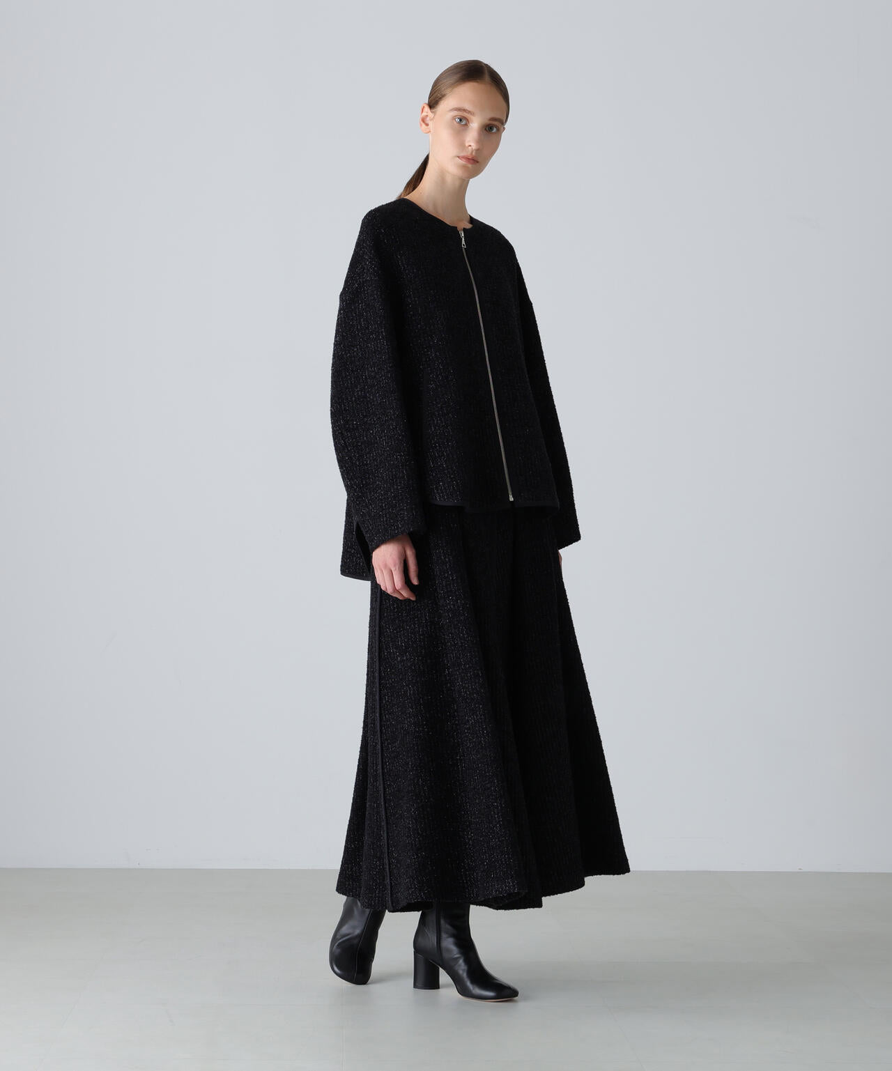 フィルムモールツイードスカート