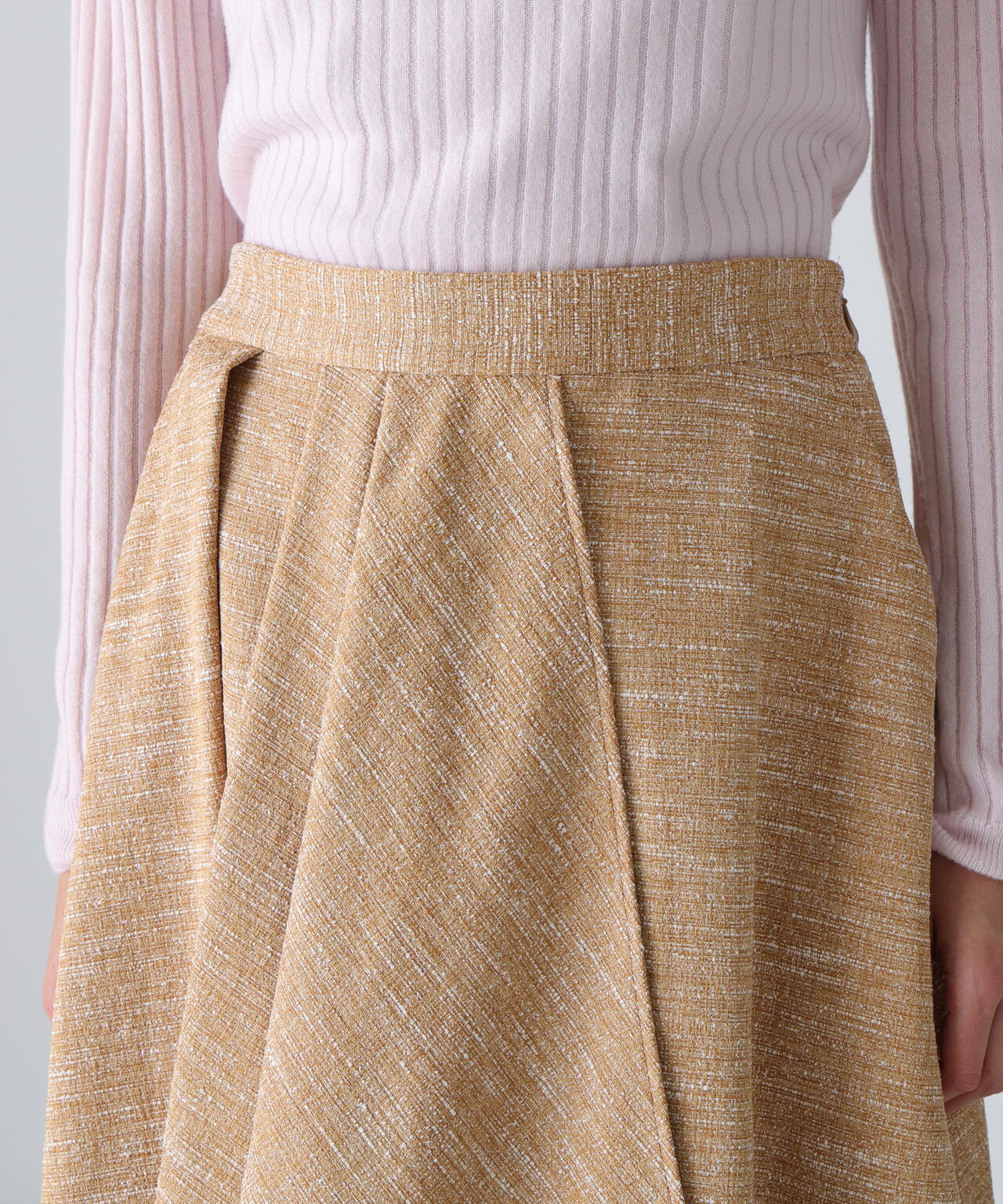 スラブツイードスカート